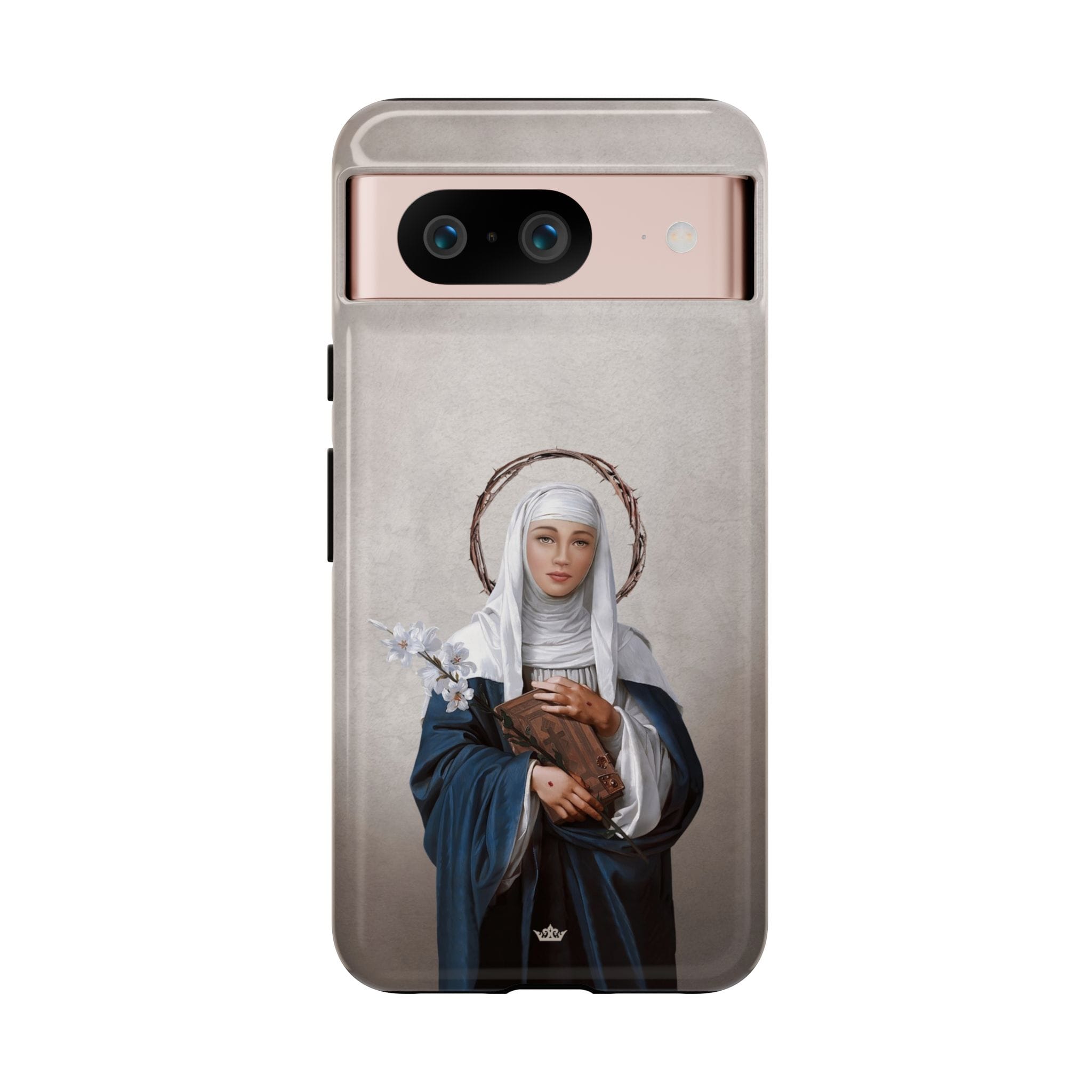 St. Catherine of Siena Hard Phone Case (Light) Copyright VENXARA