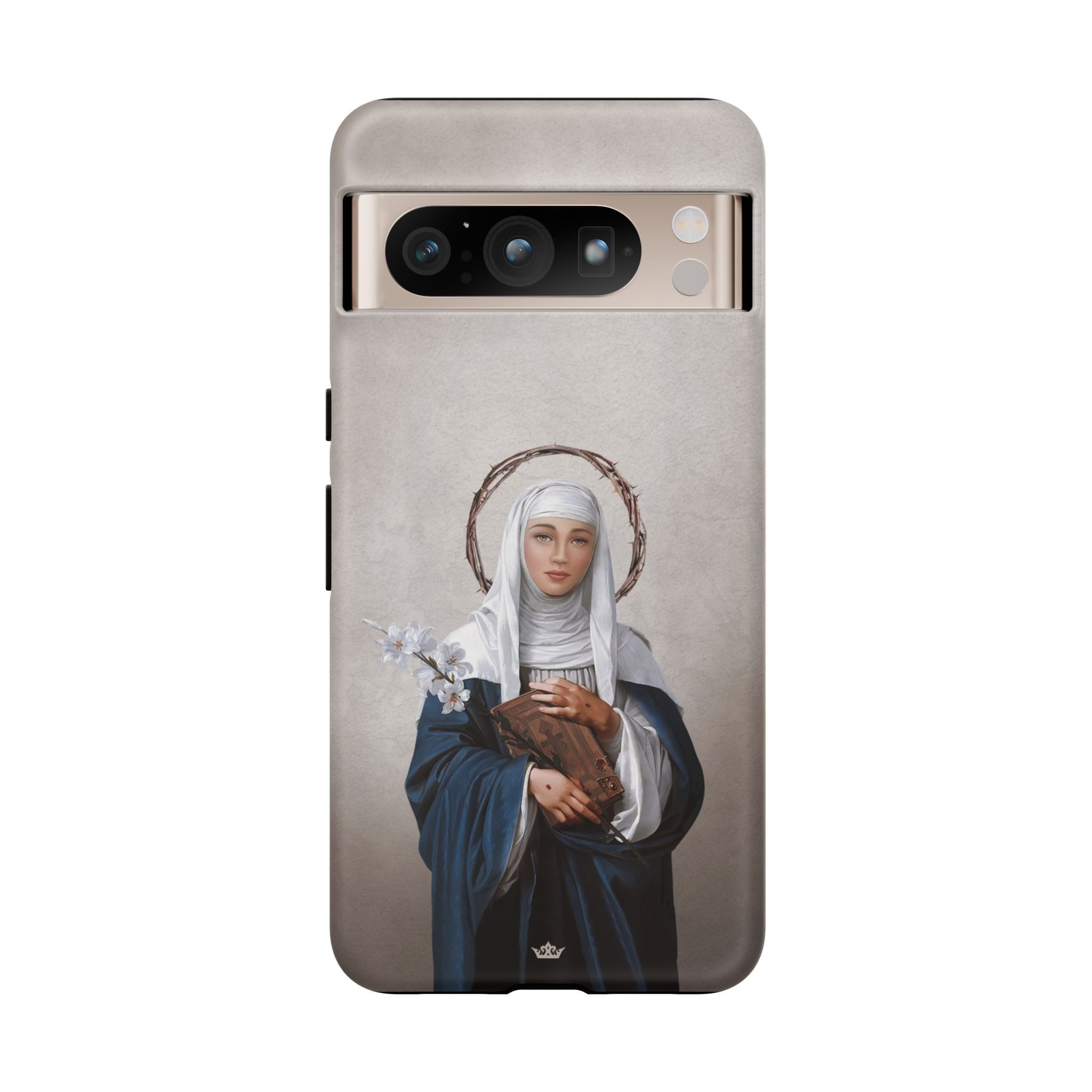 St. Catherine of Siena Hard Phone Case (Light) Copyright VENXARA