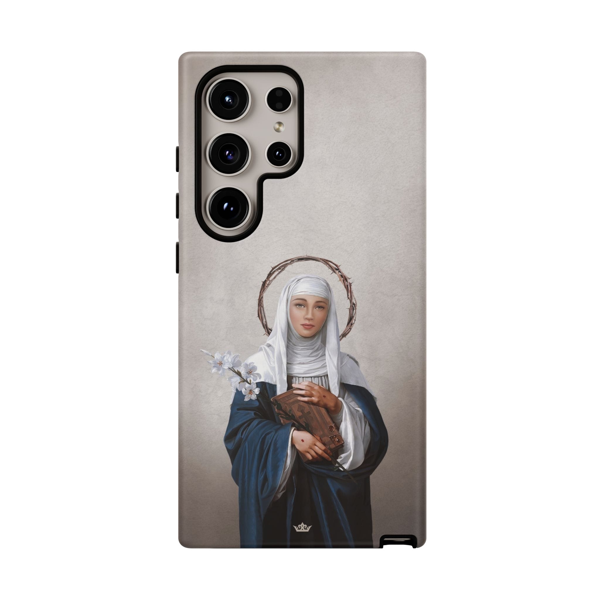 St. Catherine of Siena Hard Phone Case (Light) Copyright VENXARA