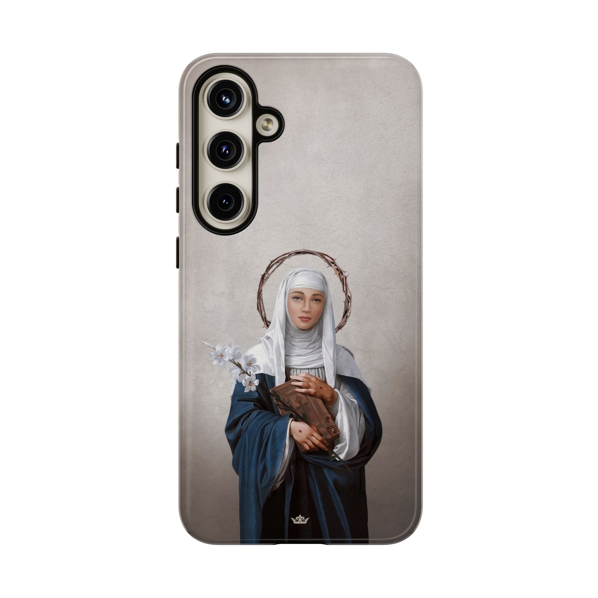 St. Catherine of Siena Hard Phone Case (Light) Copyright VENXARA