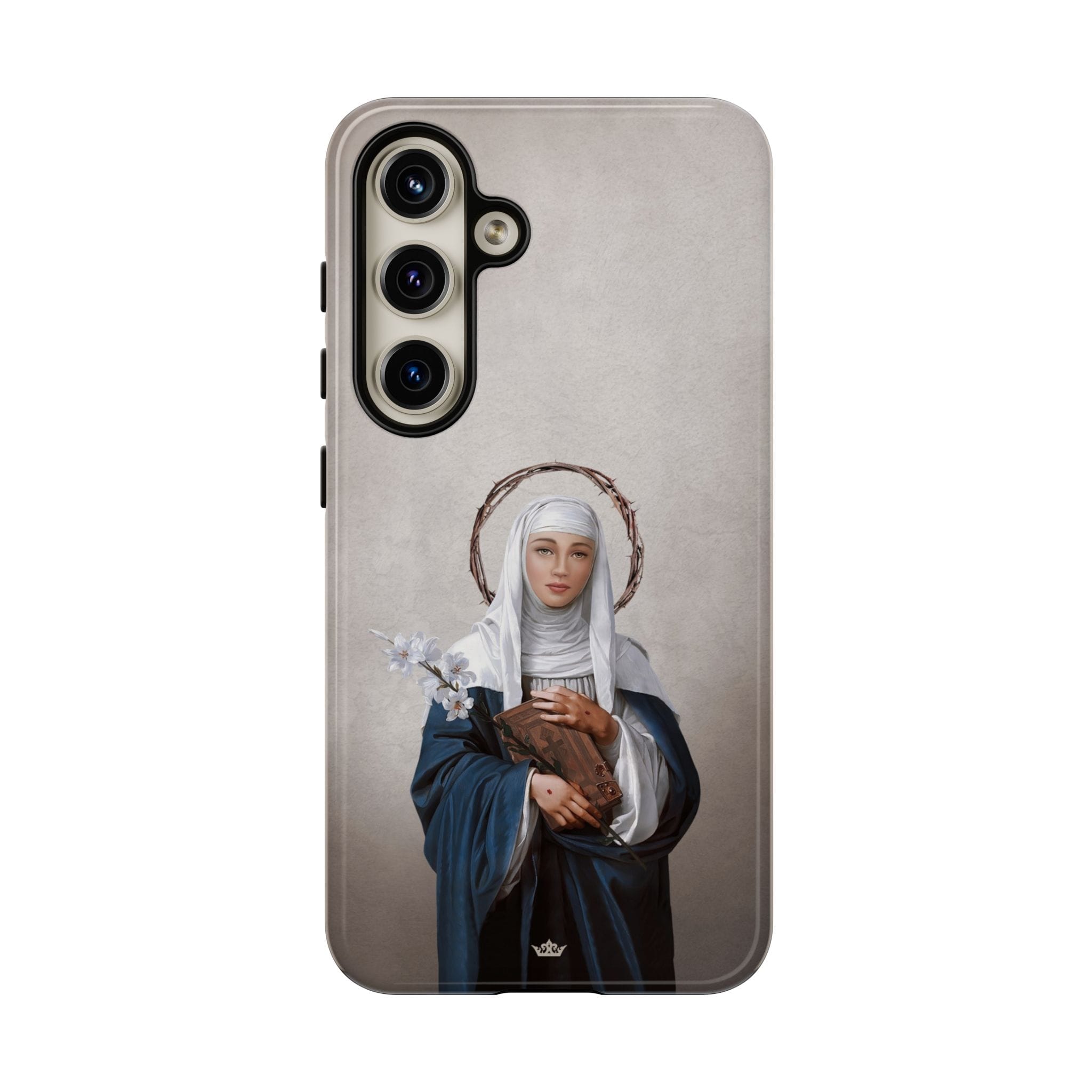 St. Catherine of Siena Hard Phone Case (Light) Copyright VENXARA