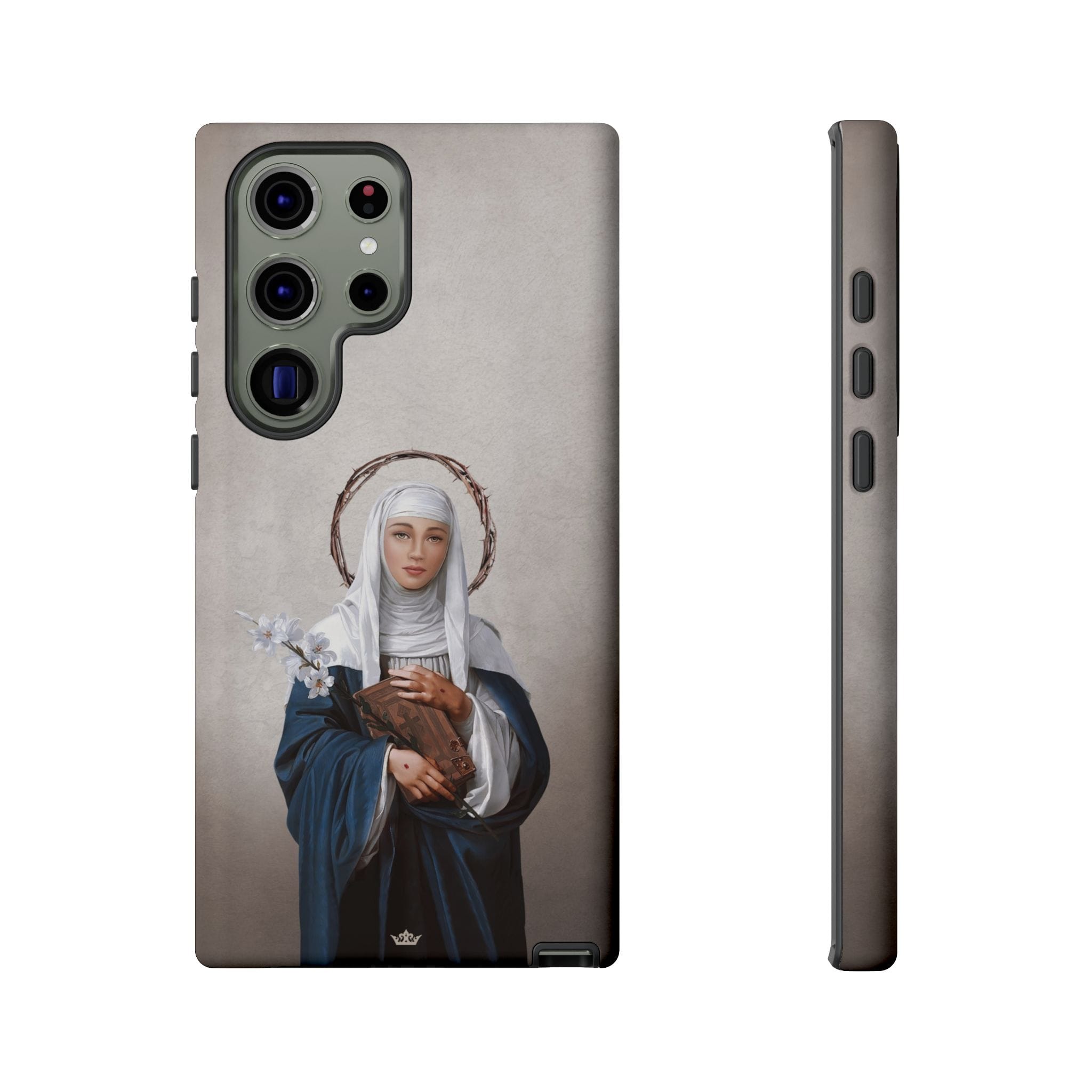 St. Catherine of Siena Hard Phone Case (Light) Copyright VENXARA