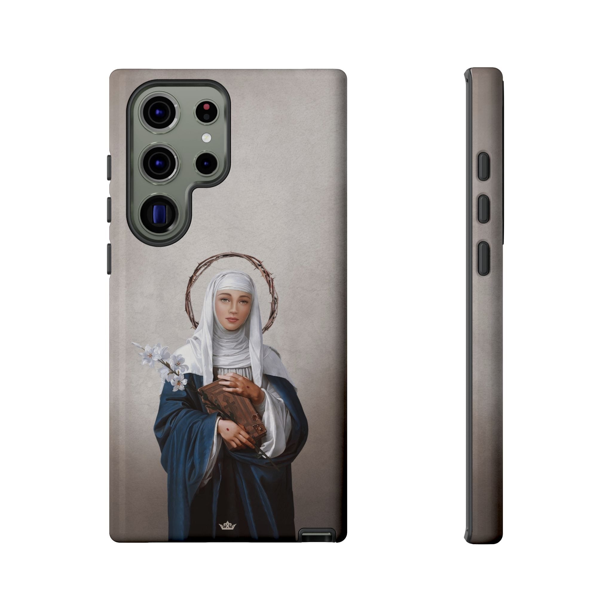 St. Catherine of Siena Hard Phone Case (Light) Copyright VENXARA