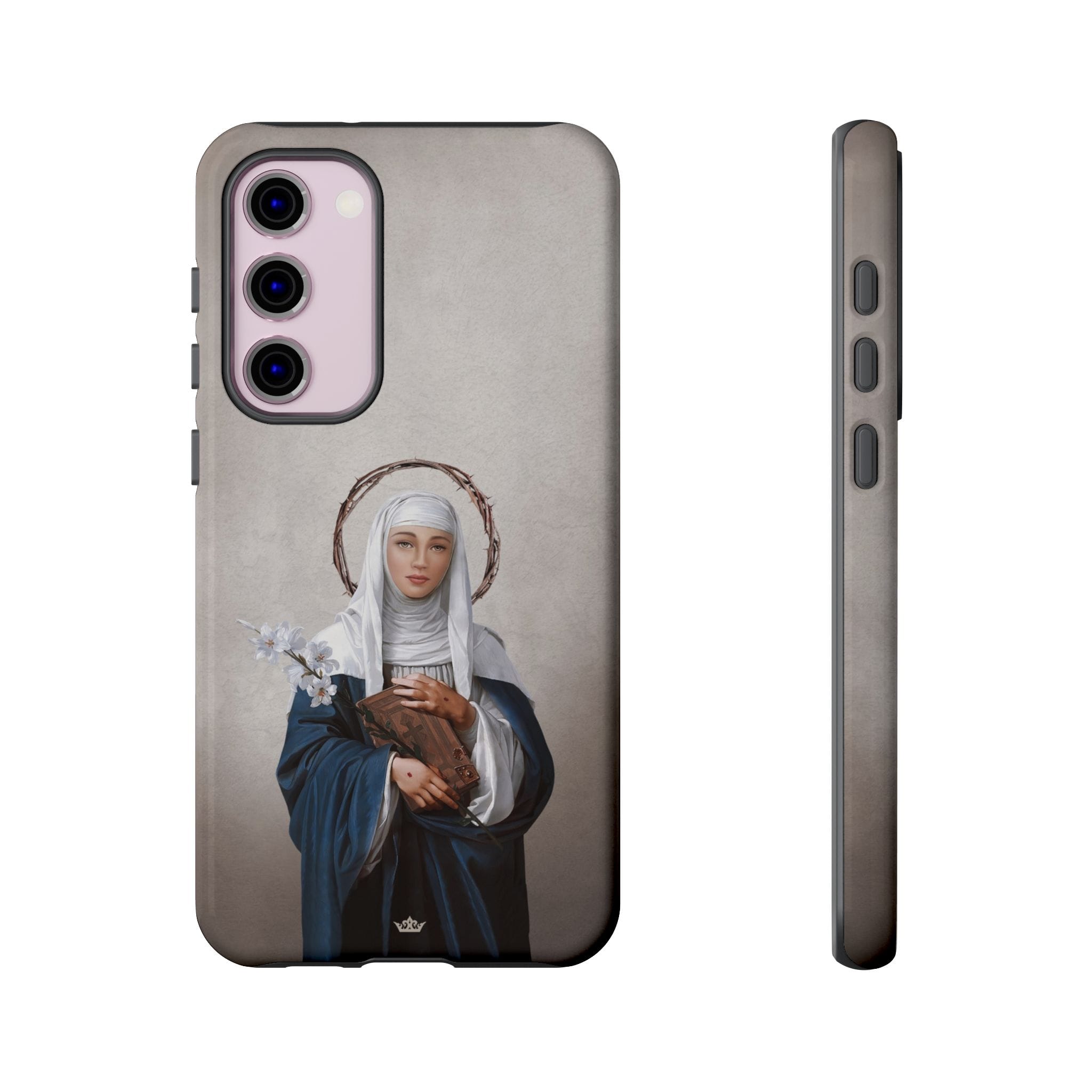 St. Catherine of Siena Hard Phone Case (Light) Copyright VENXARA