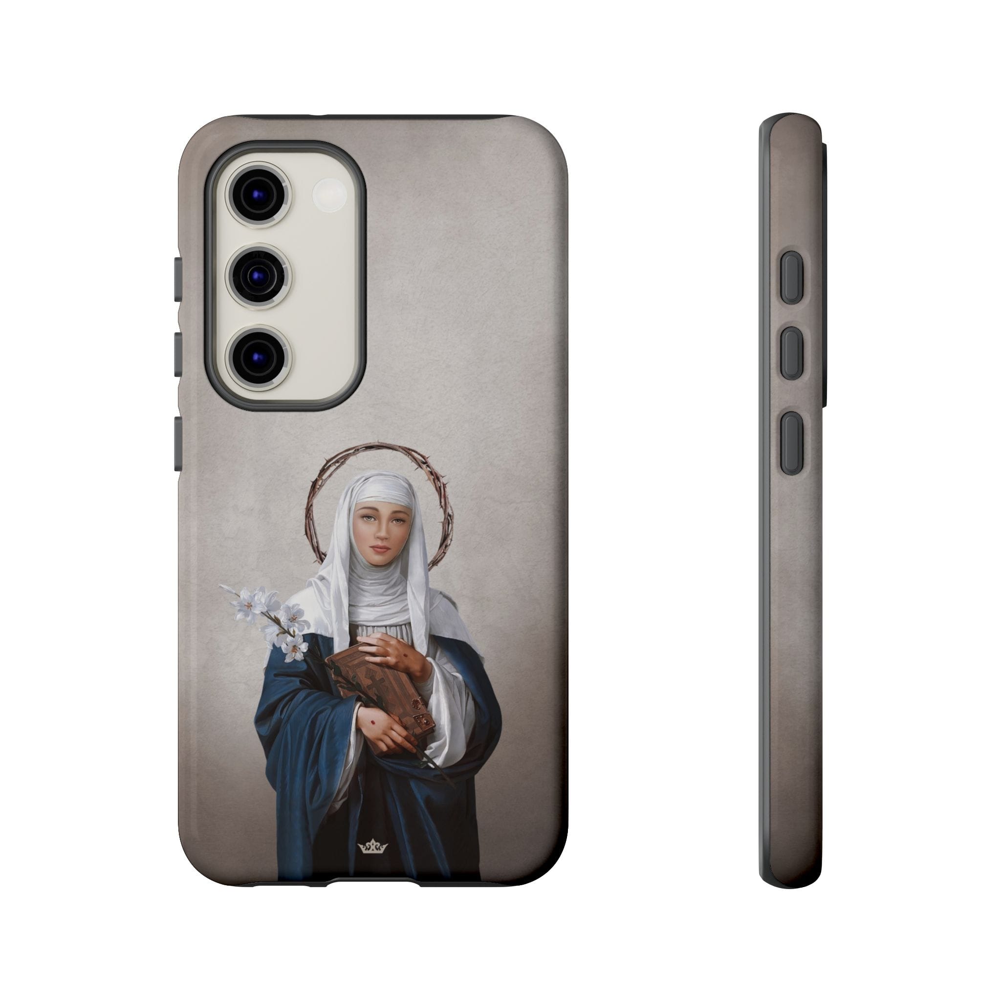 St. Catherine of Siena Hard Phone Case (Light) Copyright VENXARA