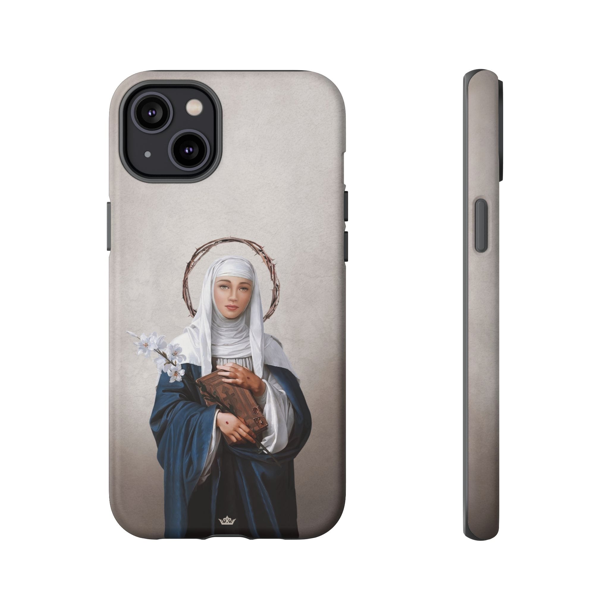 St. Catherine of Siena Hard Phone Case (Light) Copyright VENXARA