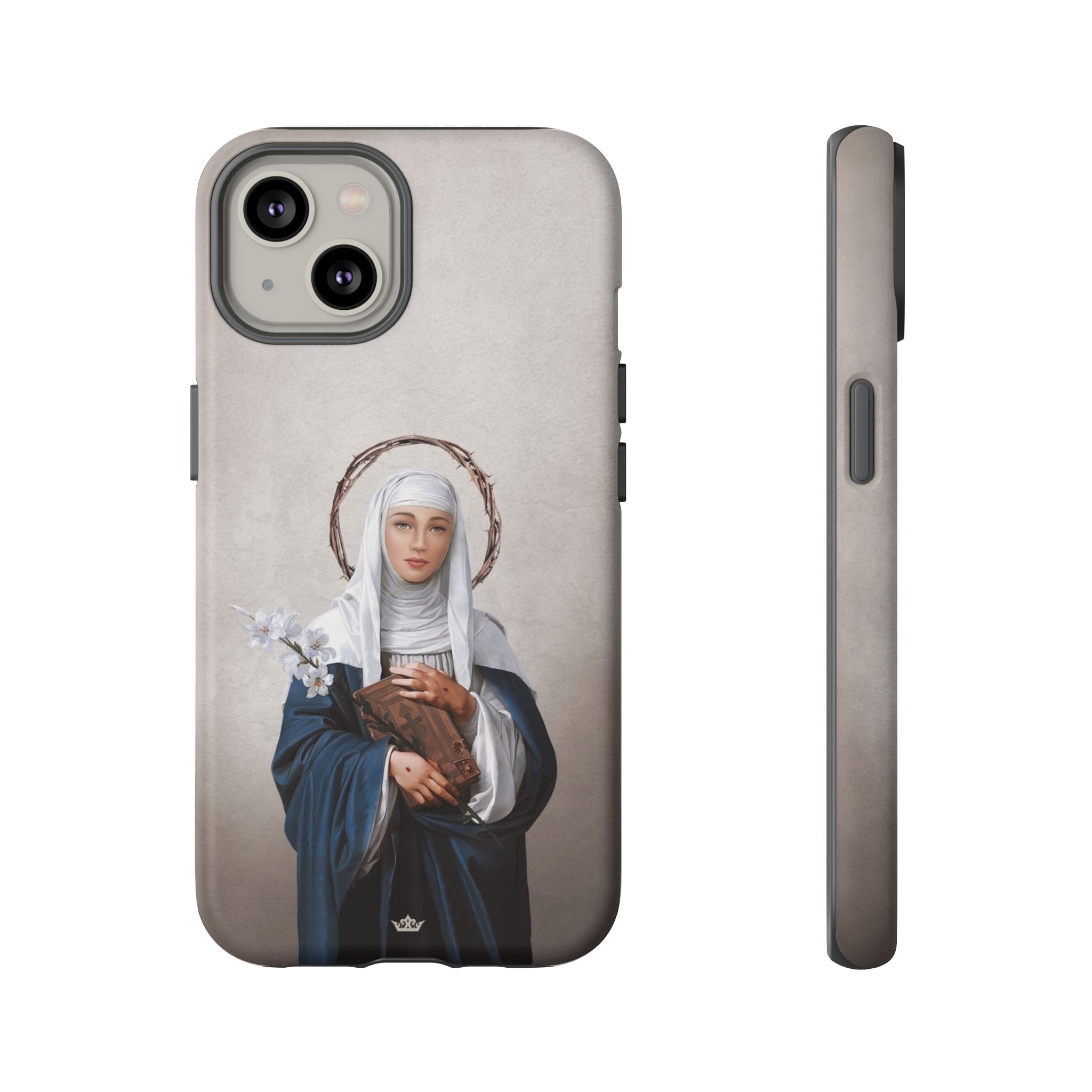 St. Catherine of Siena Hard Phone Case (Light) Copyright VENXARA