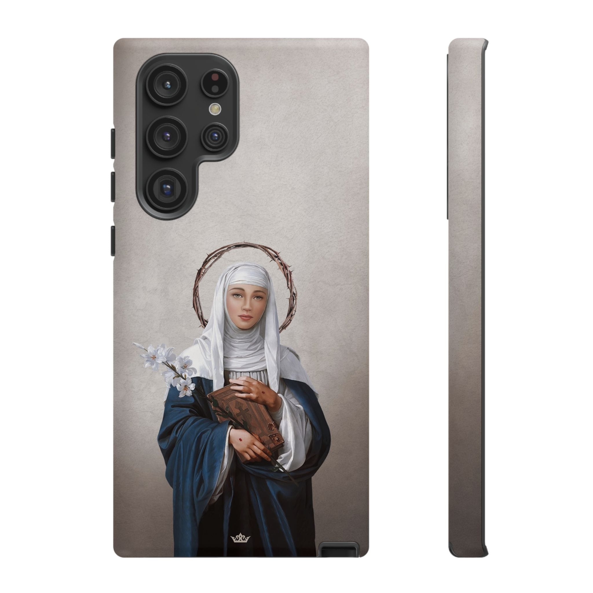 St. Catherine of Siena Hard Phone Case (Light) Copyright VENXARA