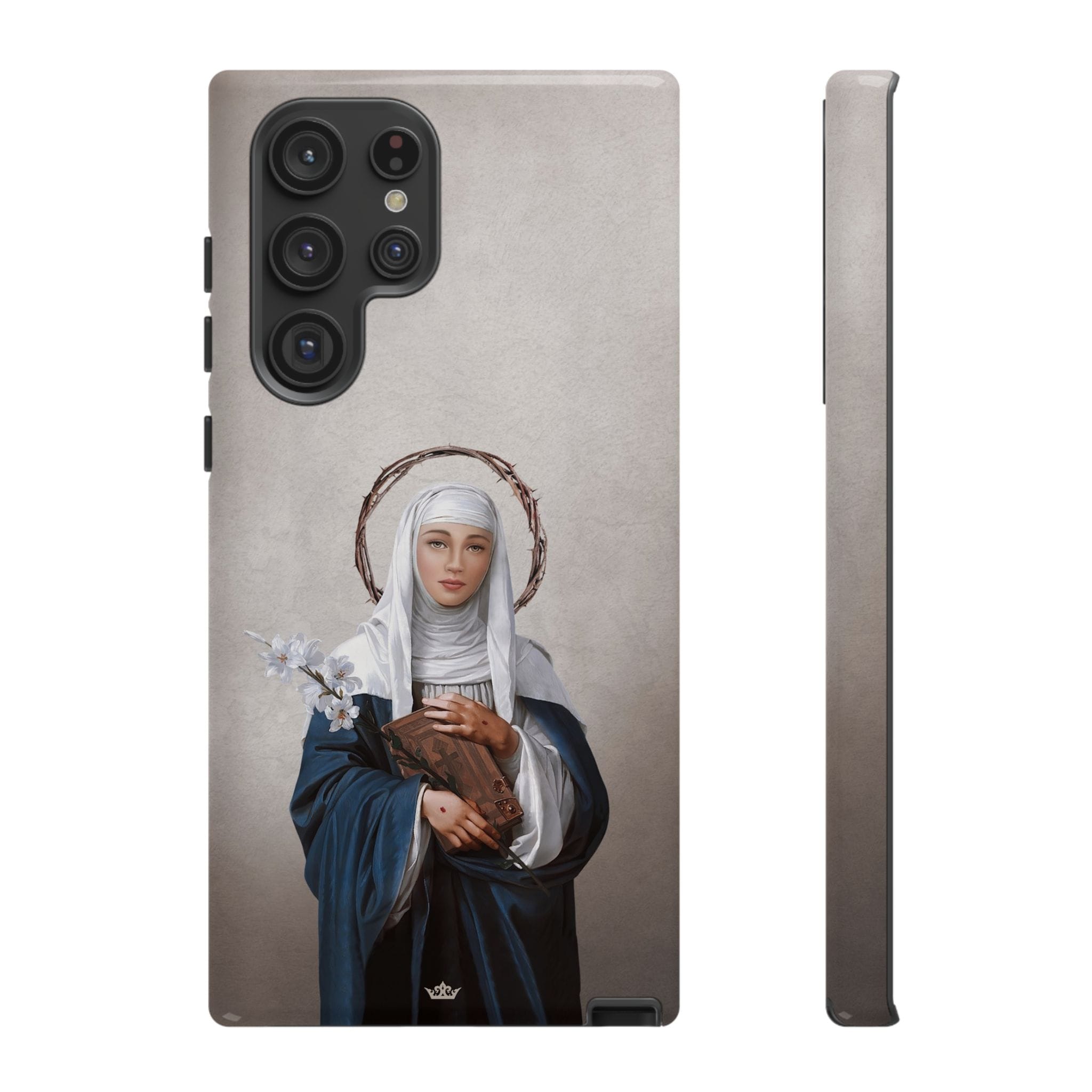 St. Catherine of Siena Hard Phone Case (Light) Copyright VENXARA