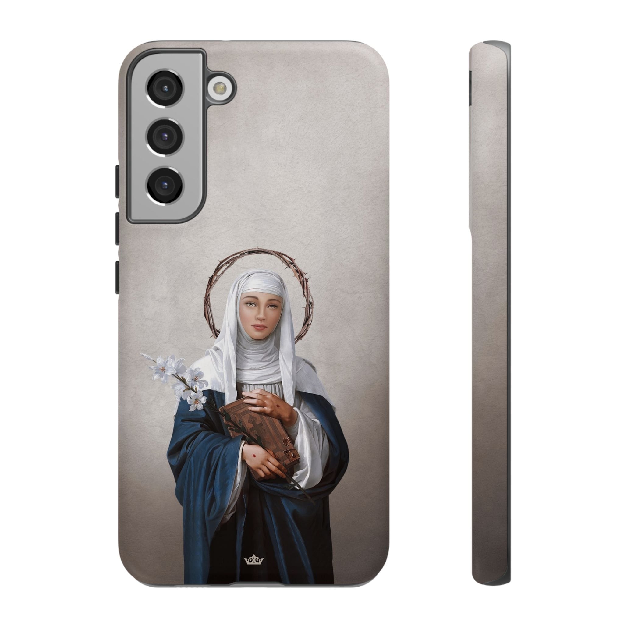 St. Catherine of Siena Hard Phone Case (Light) Copyright VENXARA