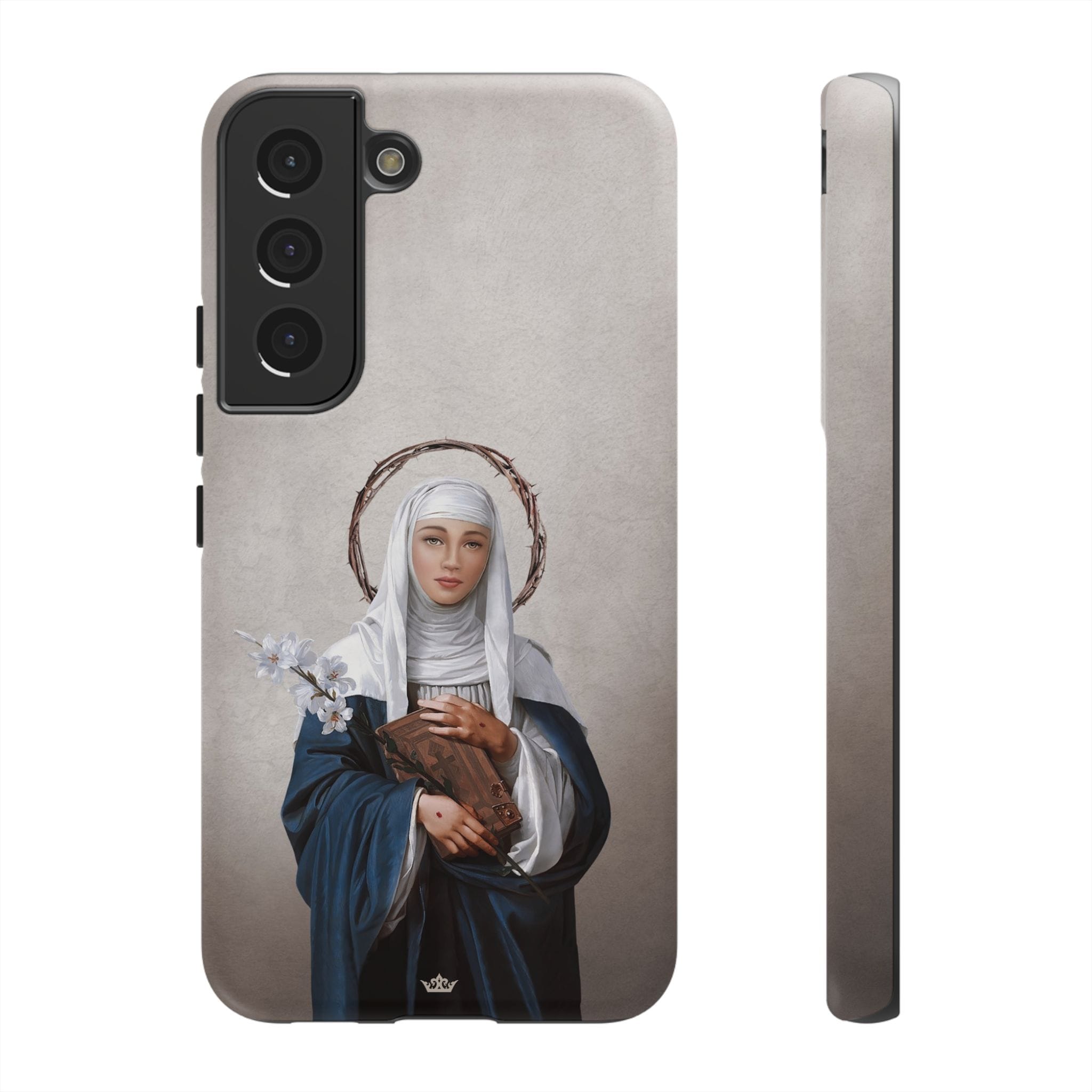 St. Catherine of Siena Hard Phone Case (Light) Copyright VENXARA