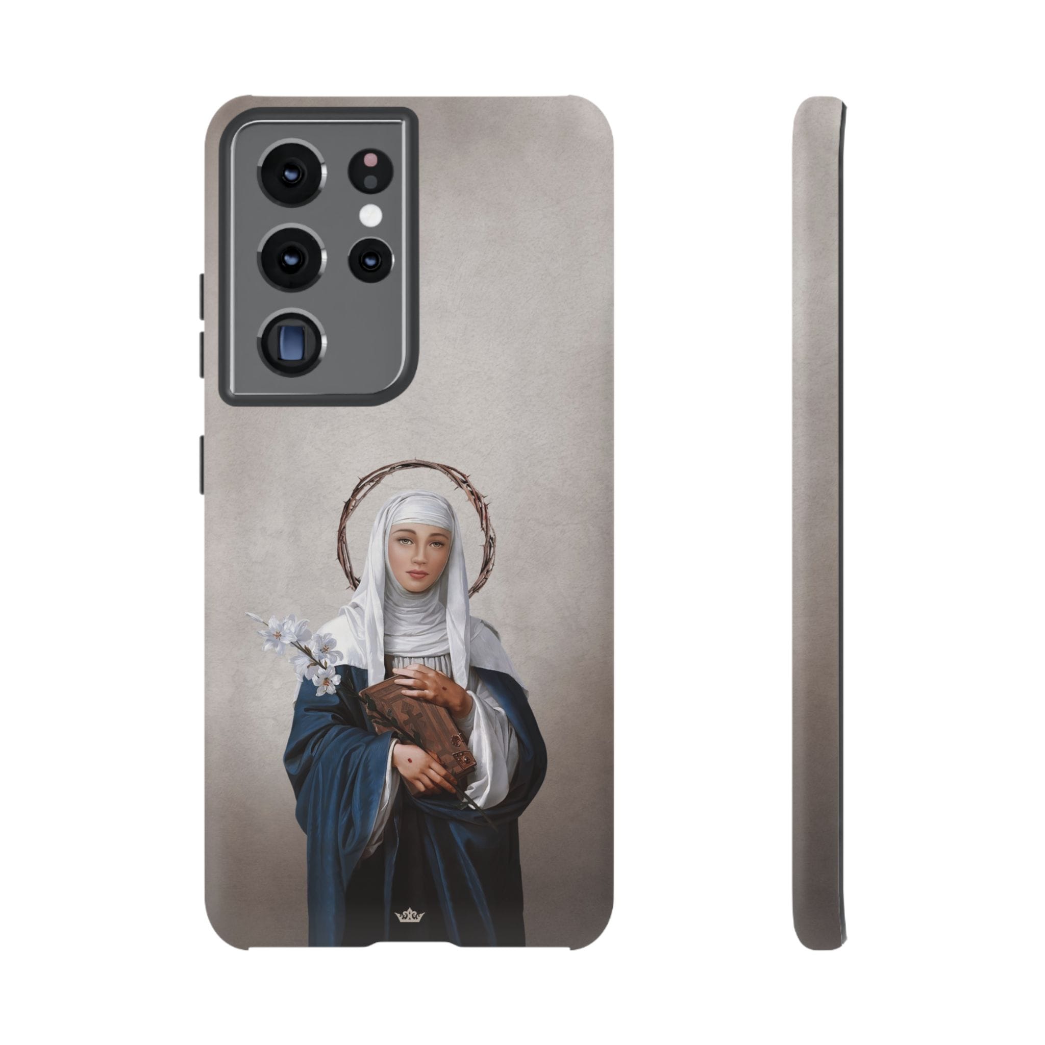 St. Catherine of Siena Hard Phone Case (Light) Copyright VENXARA