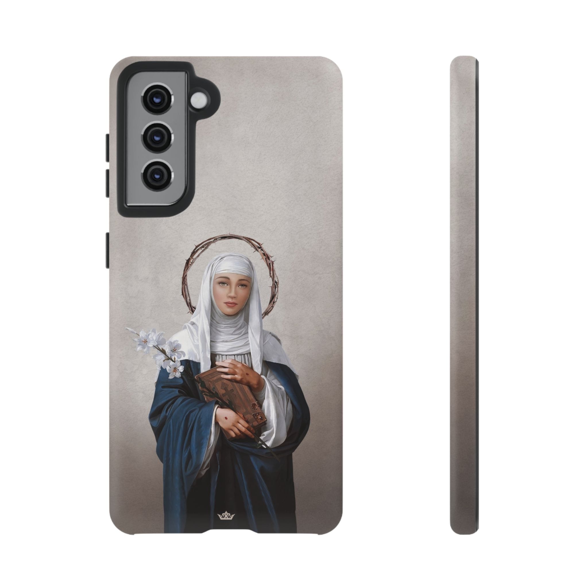 St. Catherine of Siena Hard Phone Case (Light) Copyright VENXARA