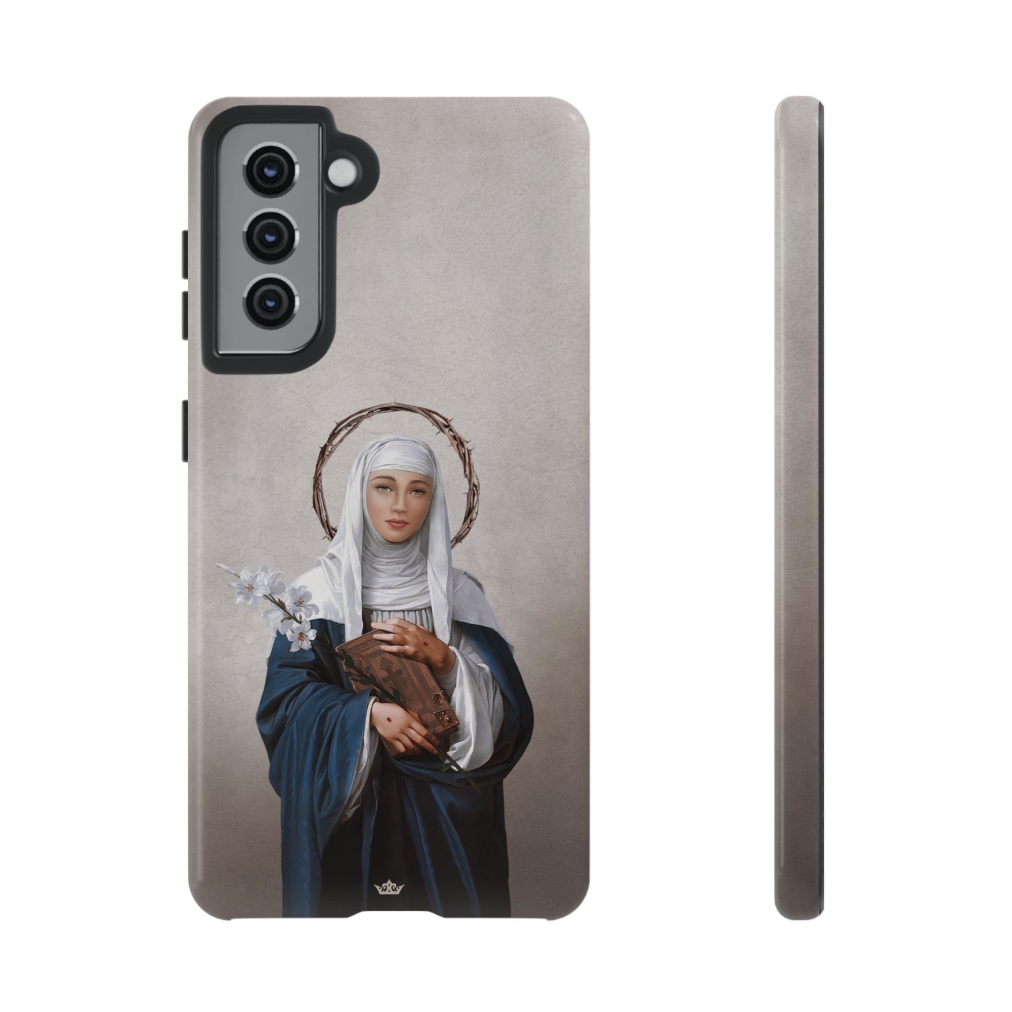 St. Catherine of Siena Hard Phone Case (Light) Copyright VENXARA