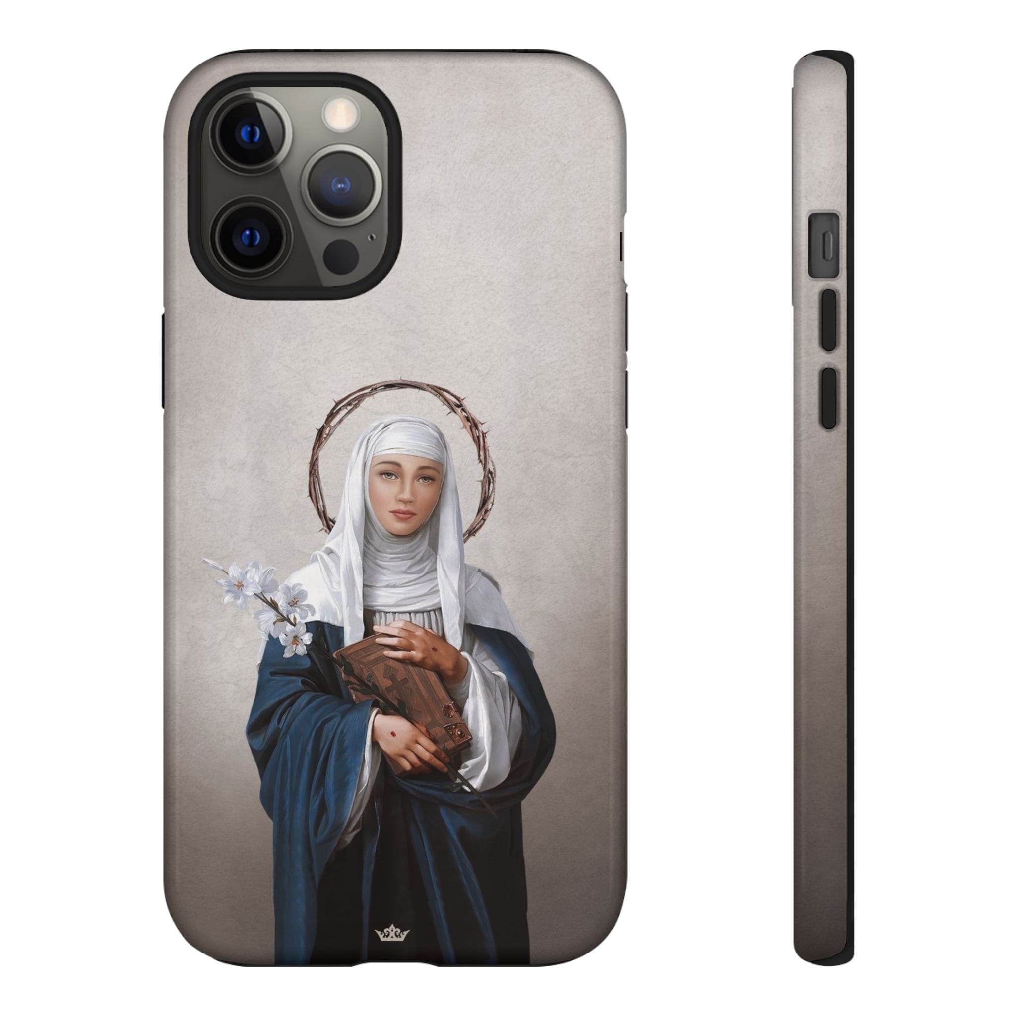 St. Catherine of Siena Hard Phone Case (Light) Copyright VENXARA