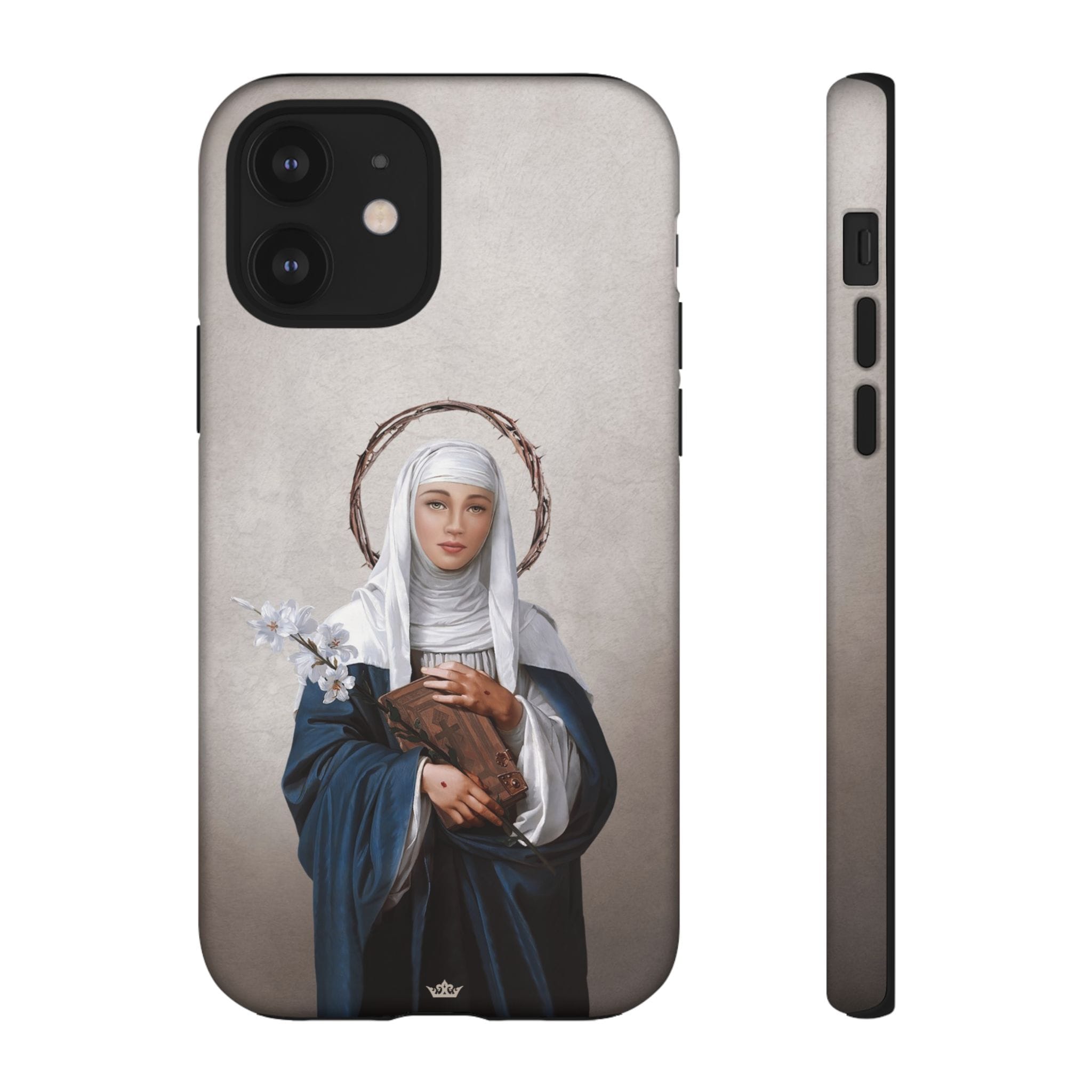 St. Catherine of Siena Hard Phone Case (Light) Copyright VENXARA
