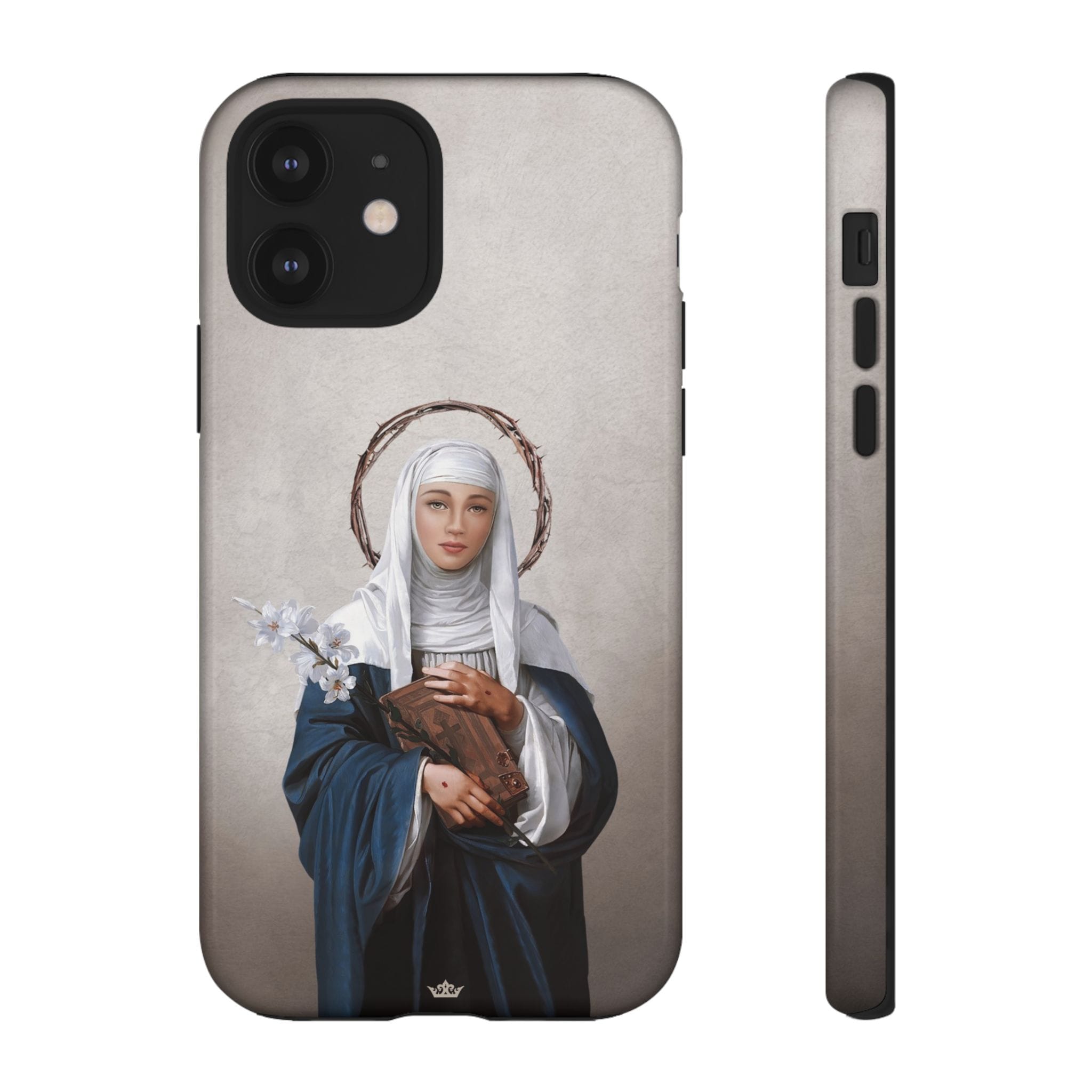 St. Catherine of Siena Hard Phone Case (Light) Copyright VENXARA