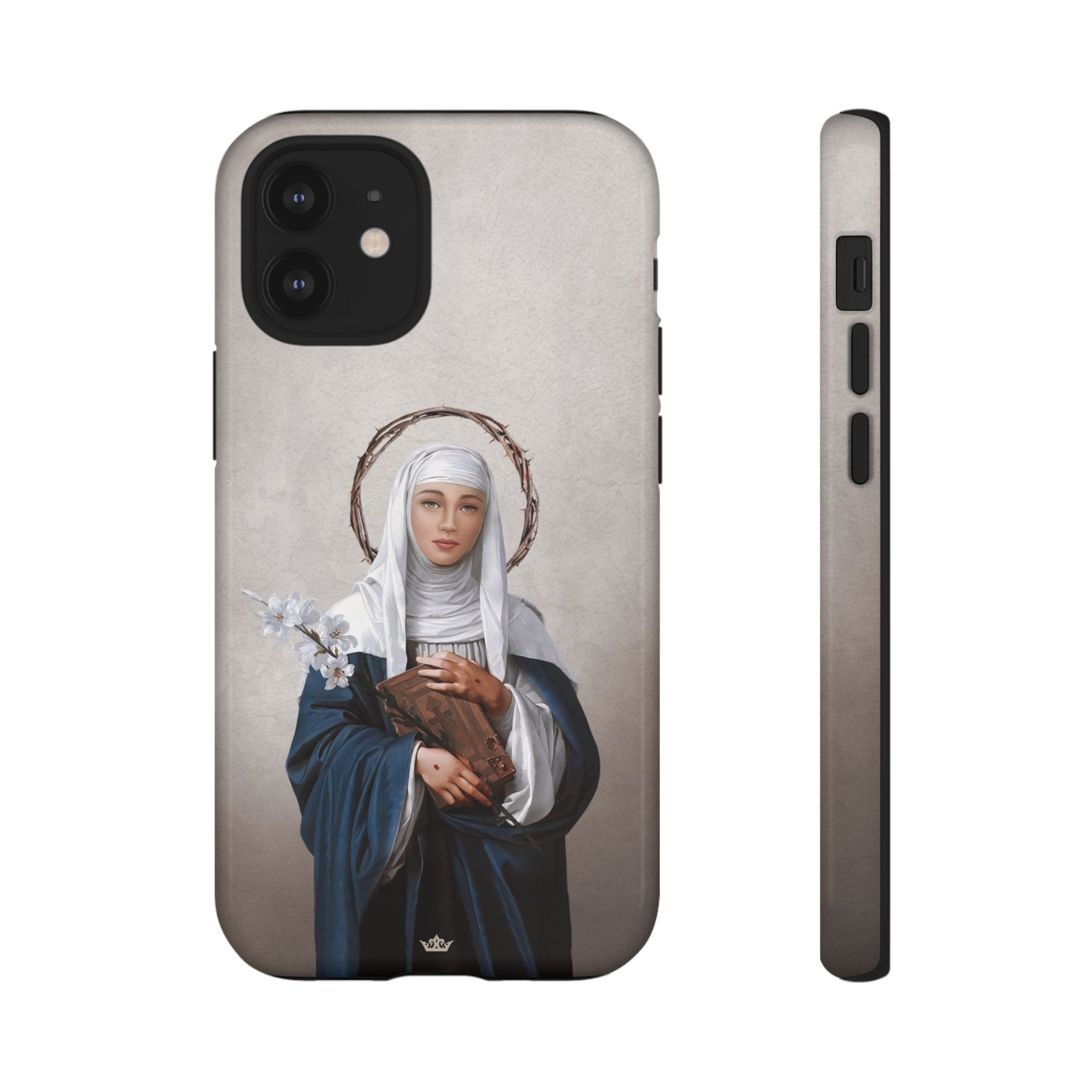 St. Catherine of Siena Hard Phone Case (Light) Copyright VENXARA