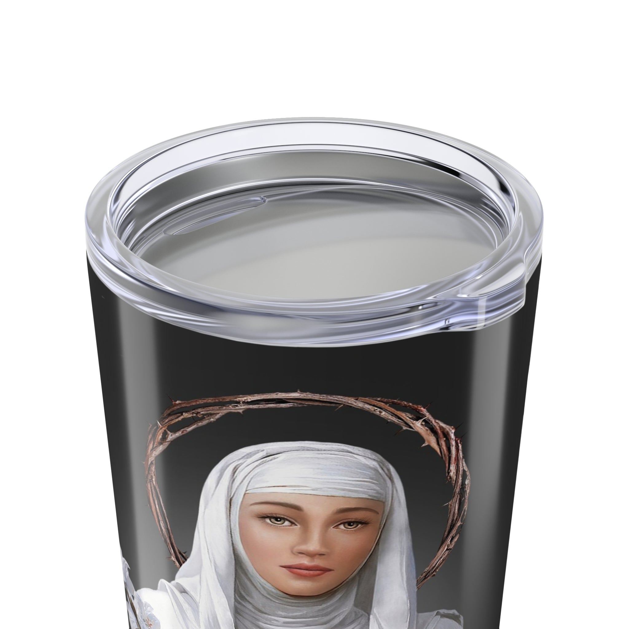 St. Catherine of Siena Lord's Prayer Tumbler (Ash 20 oz) - VENXARA®