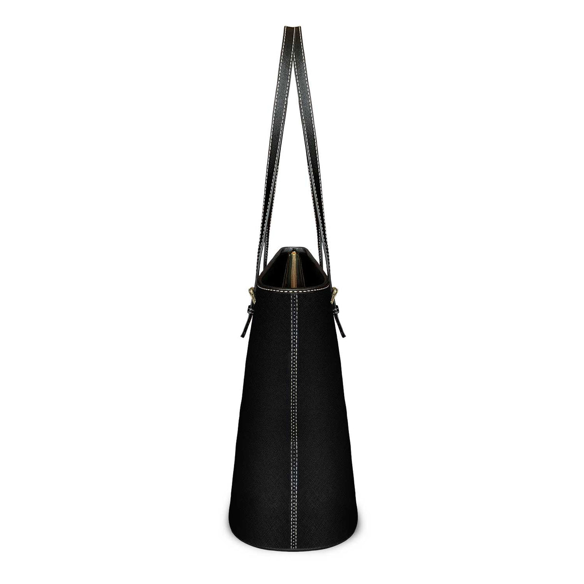 St. Catherine of Siena Medallion Tote Bag (Black) Copyright VENXARA