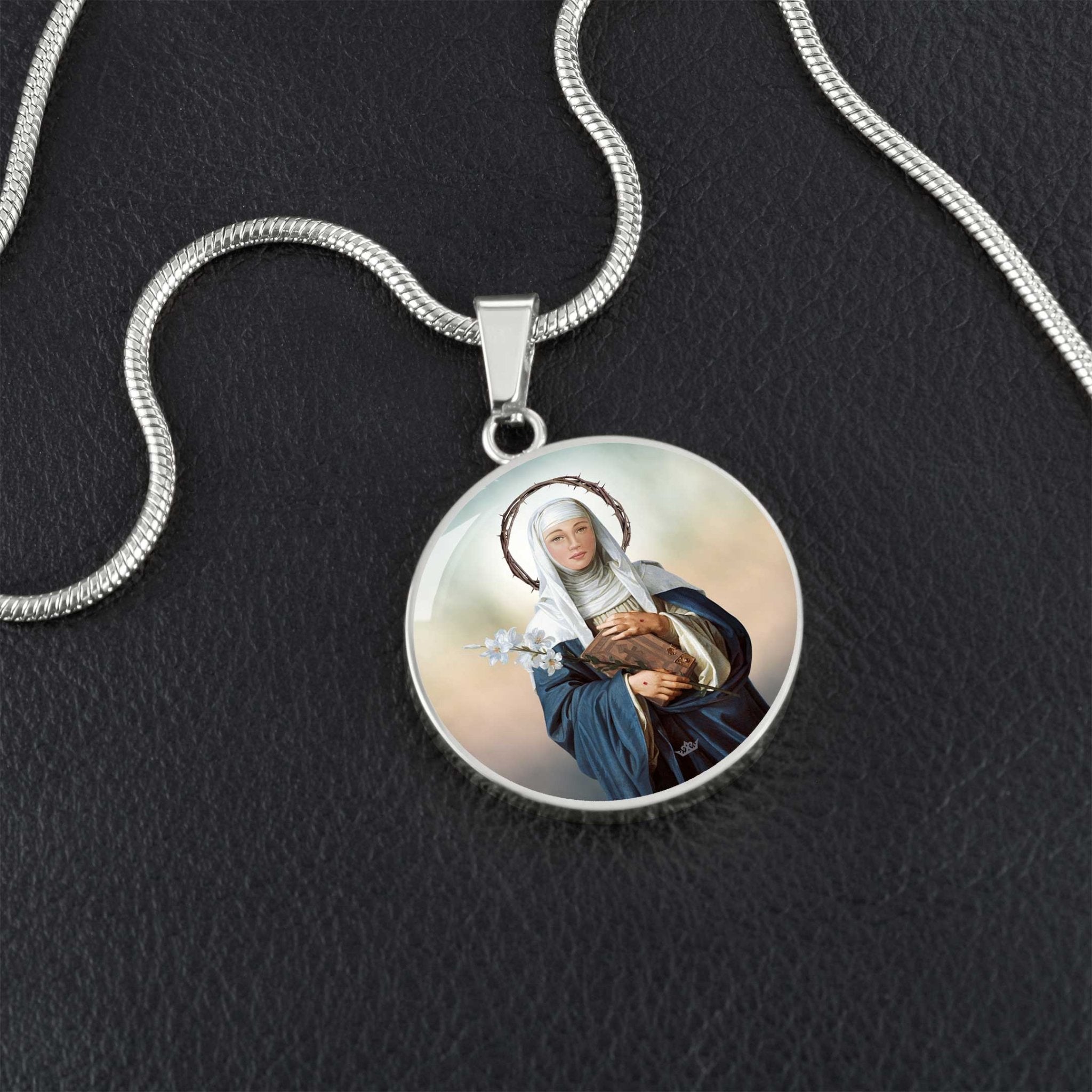 St. Catherine of Siena Pendant Necklace - VENXARA®