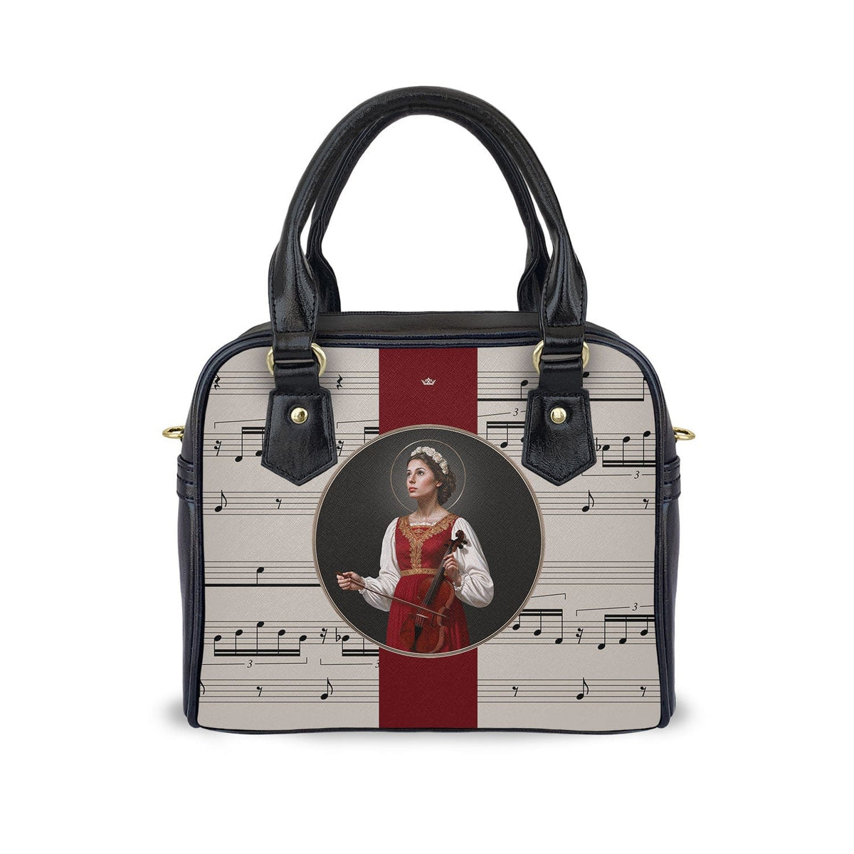 St. Cecilia Handbag (Music Notes Sand) Copyright VENXARA