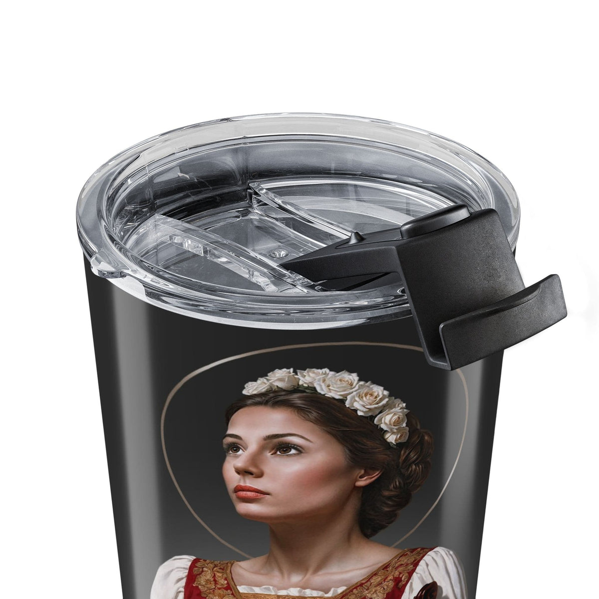St. Cecilia Lord's Prayer Tumbler (Ash 20 oz) Copyright VENXARA