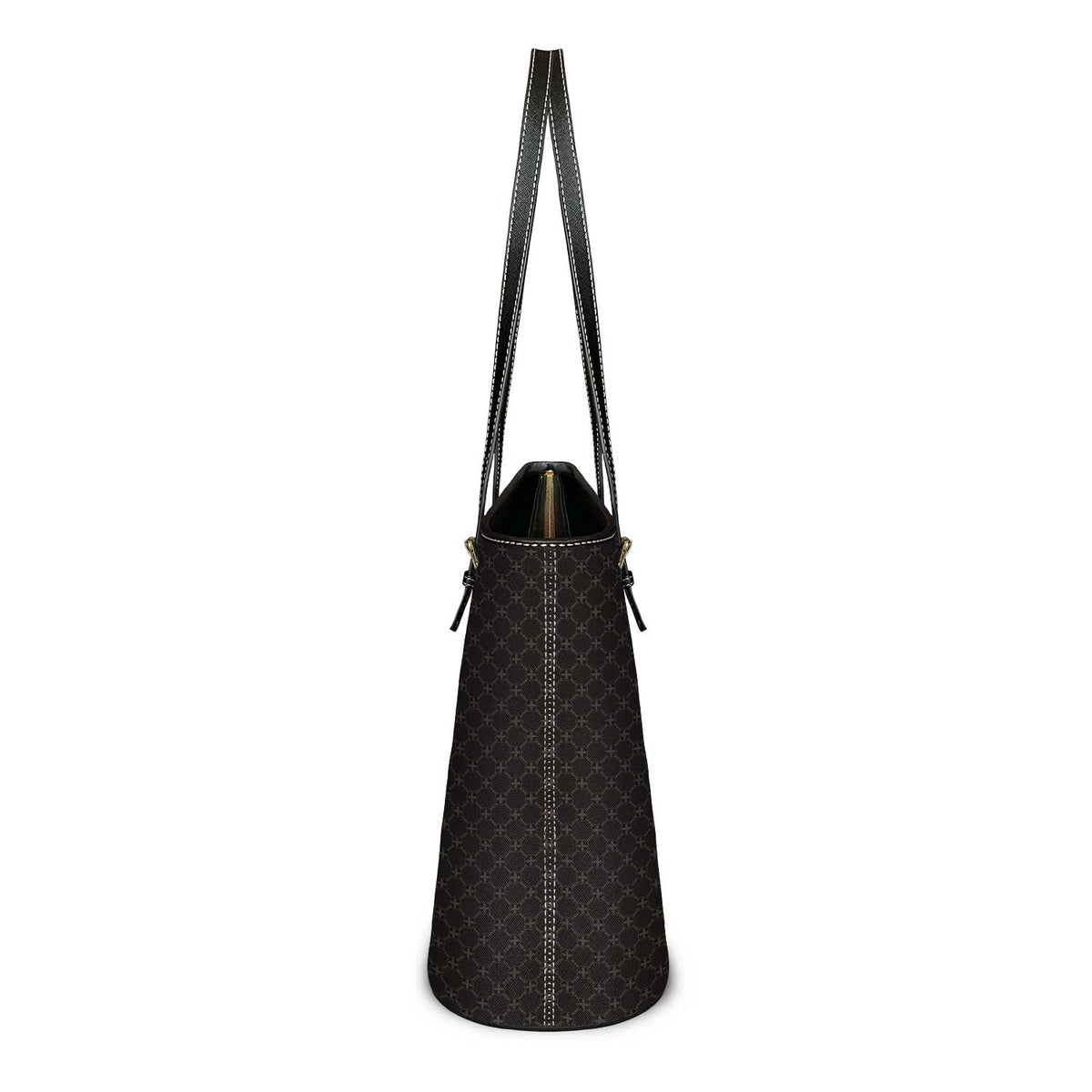 St. Cecilia Medallion Tote Bag (Charcoal) Copyright VENXARA