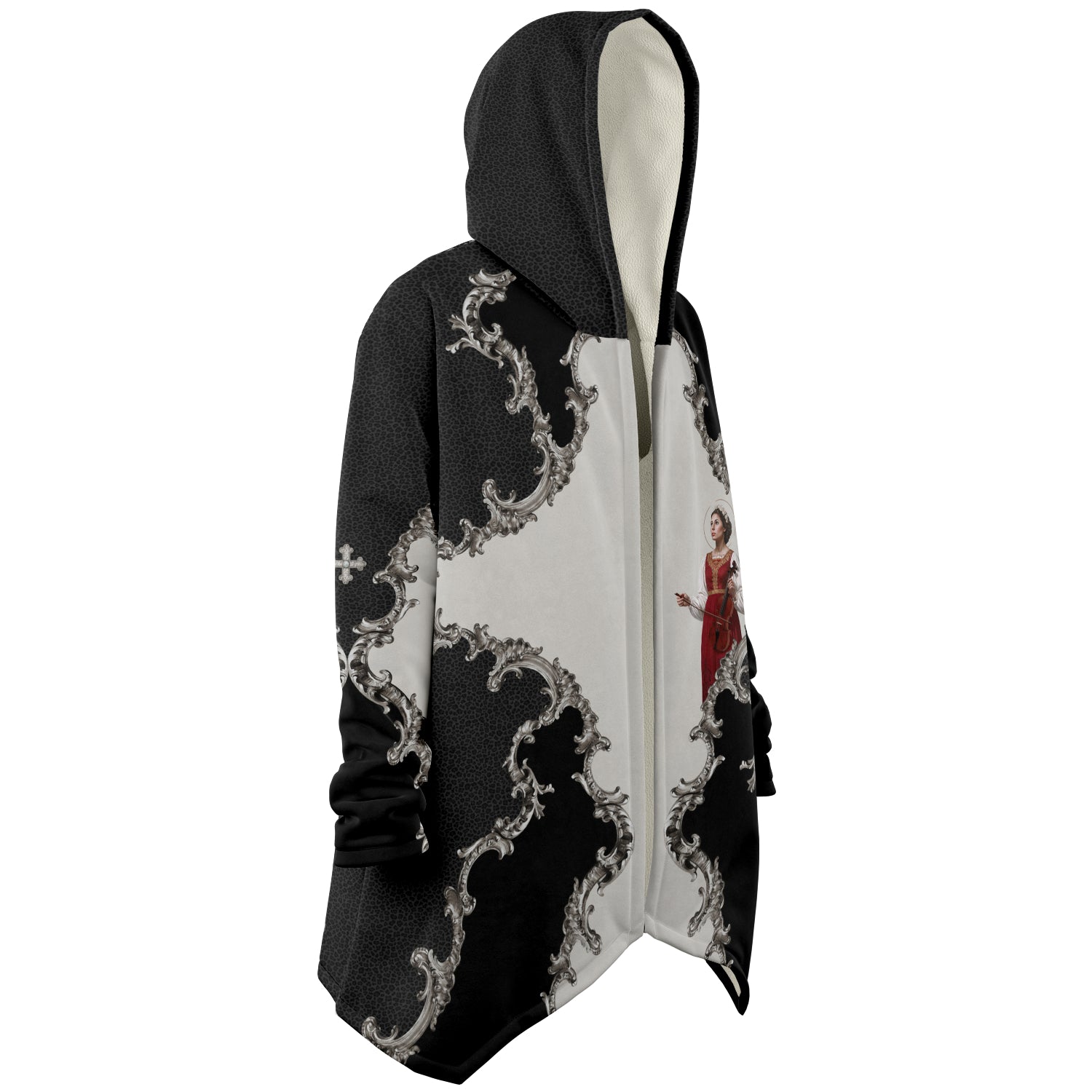St. Cecilia Microfleece Cloak (Baroque Leopard) - VENXARA®