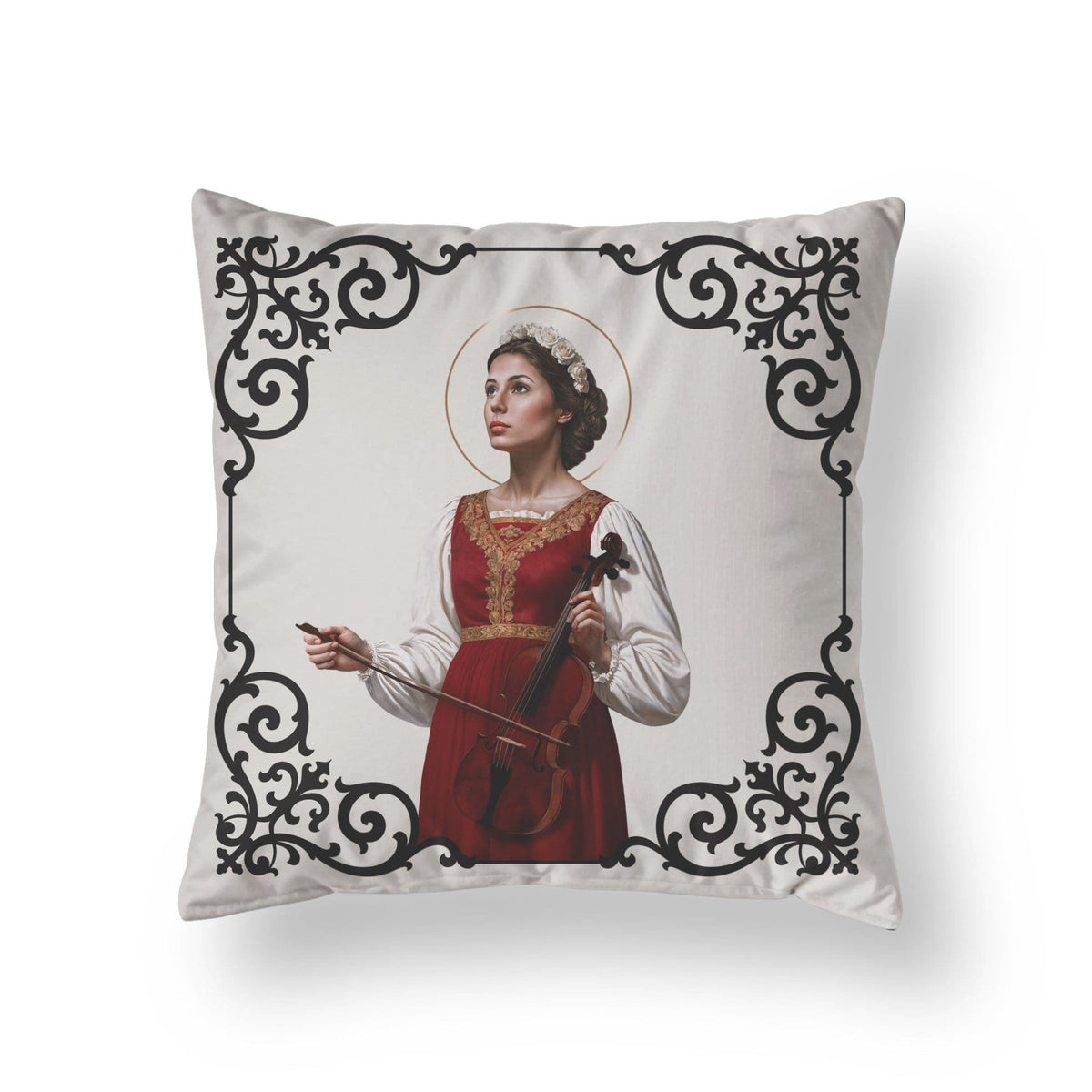 St. Cecilia Pillow Copyright VENXARA