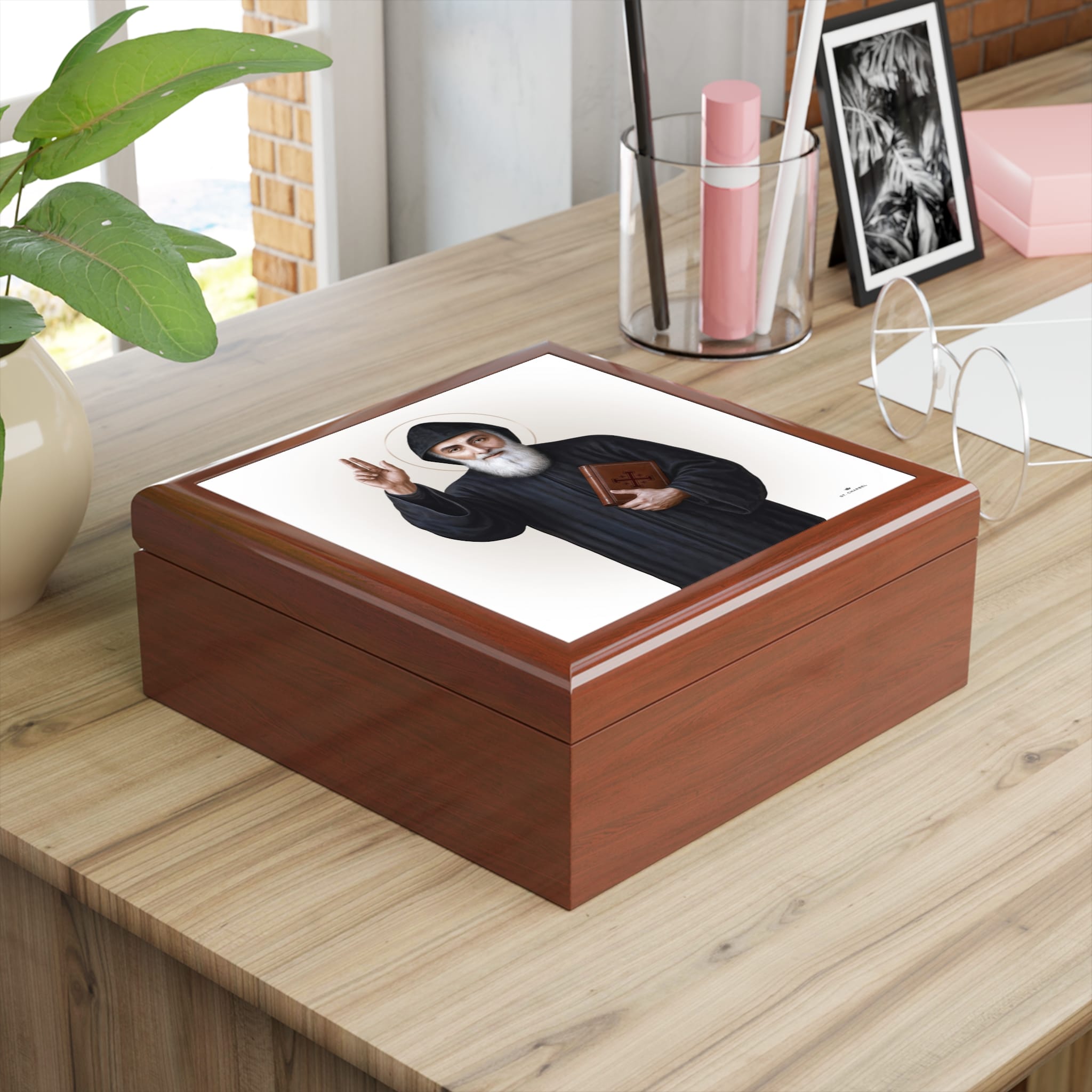 St. Charbel Keepsake Box Copyright VENXARA
