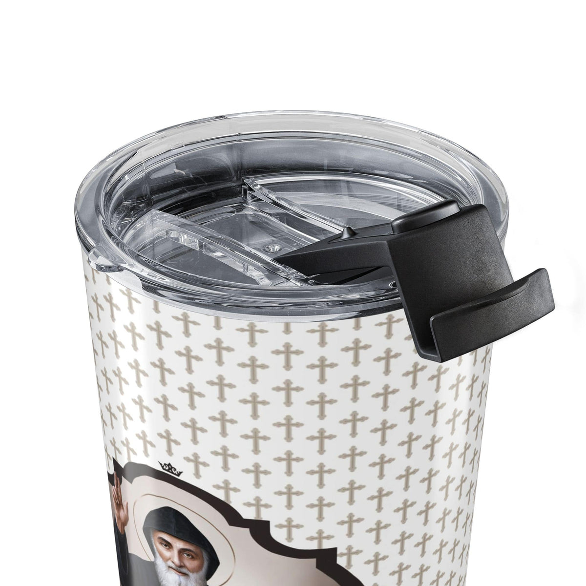 St. Charbel Tumbler (Crosses 20 oz) Copyright VENXARA