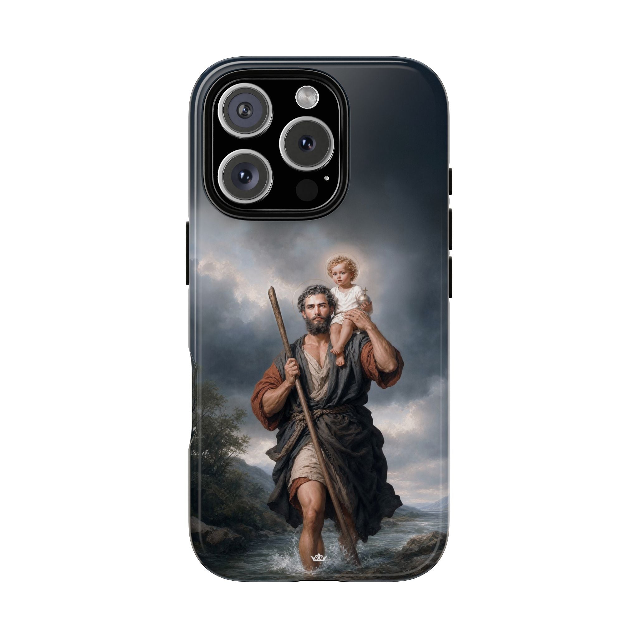 St. Christopher Hard Phone Case (River) Copyright VENXARA