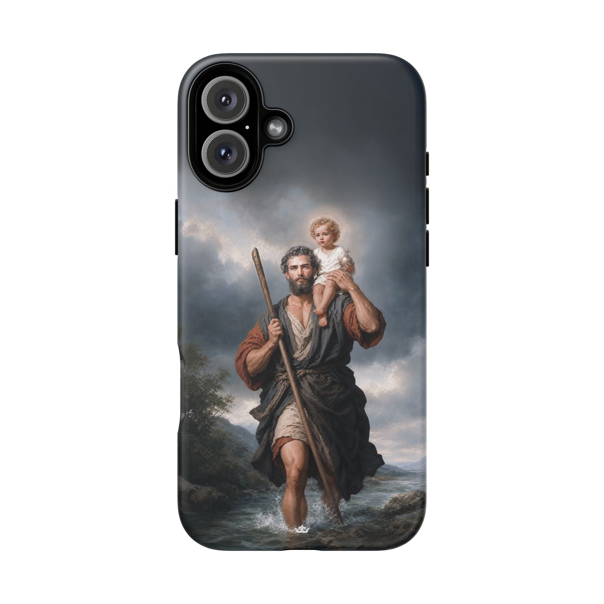 St. Christopher Hard Phone Case (River) Copyright VENXARA