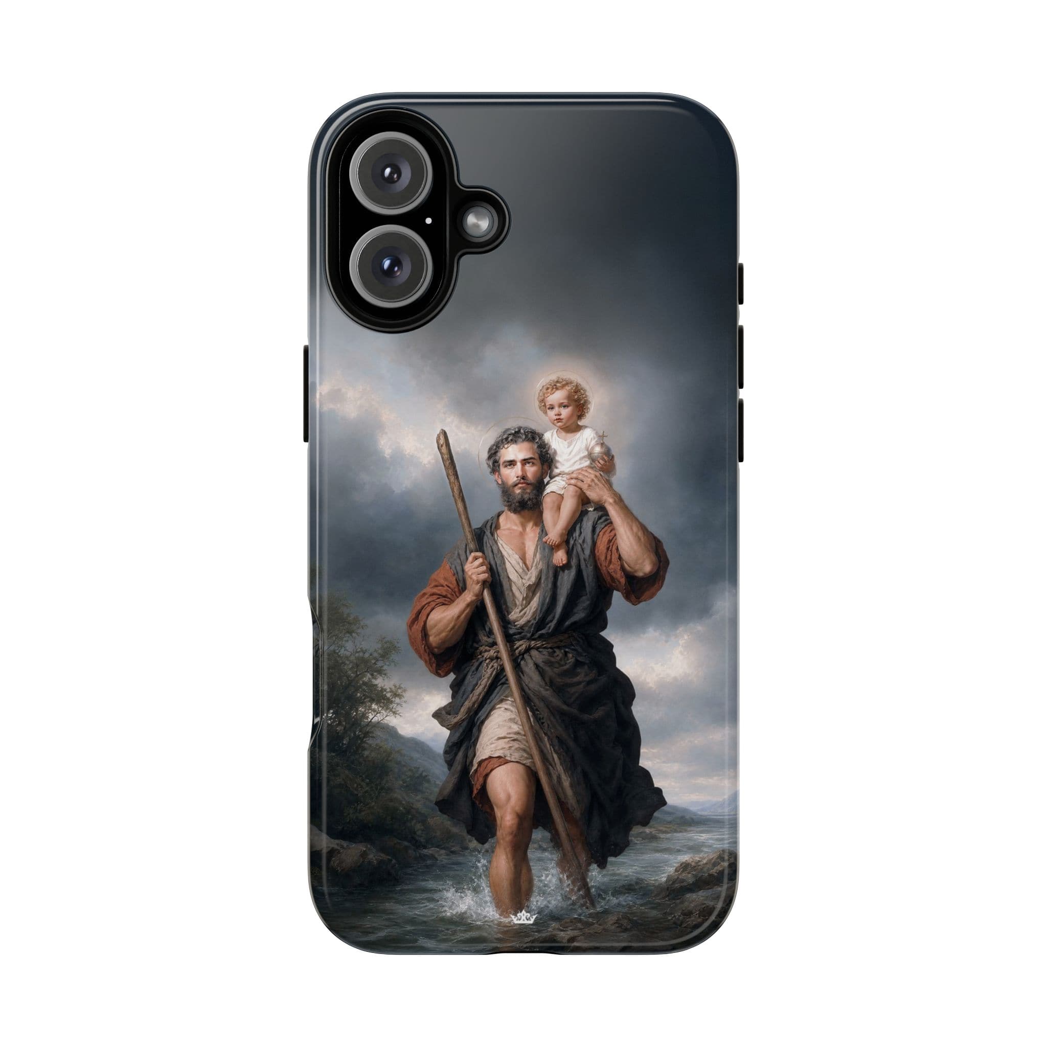 St. Christopher Hard Phone Case (River) Copyright VENXARA