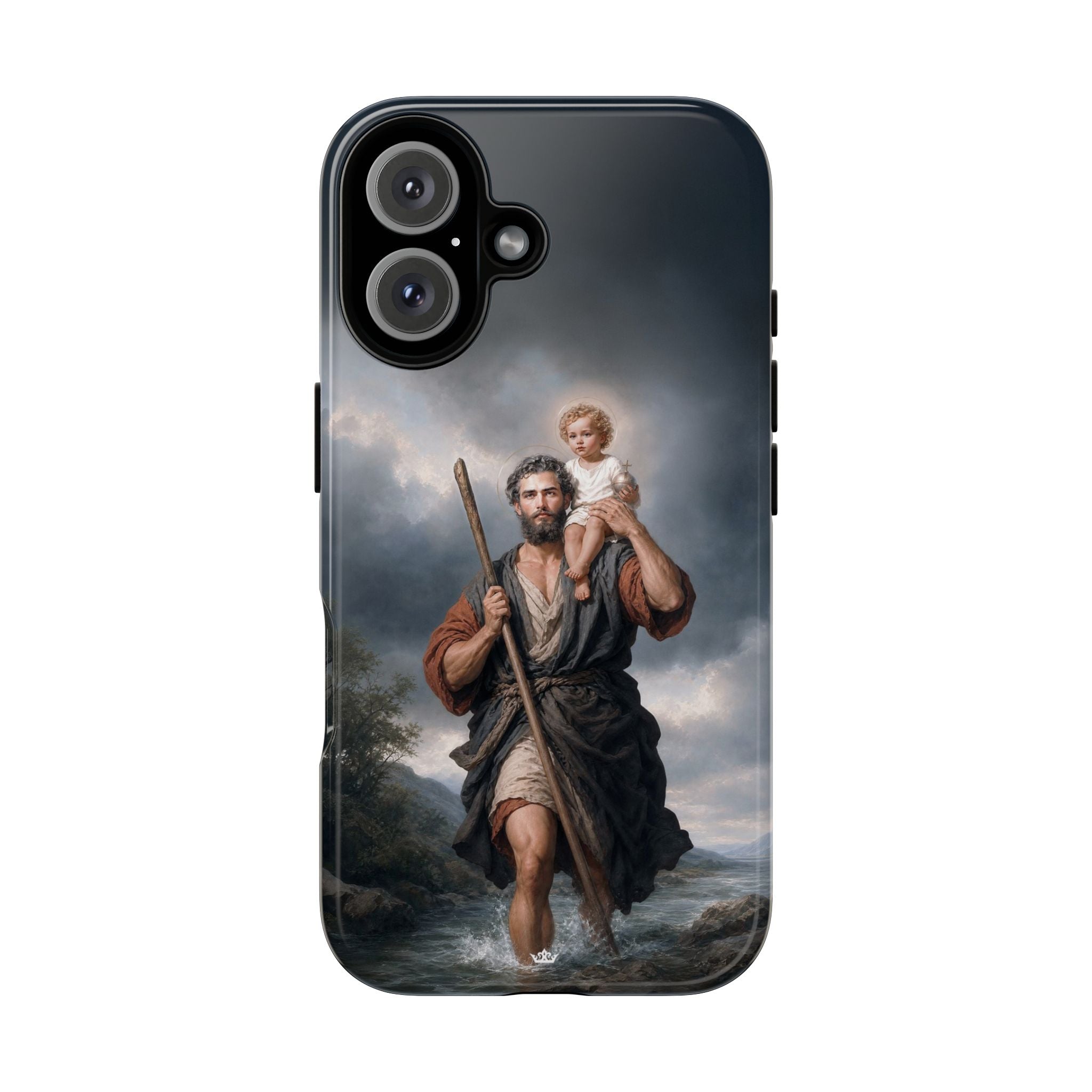 St. Christopher Hard Phone Case (River) Copyright VENXARA