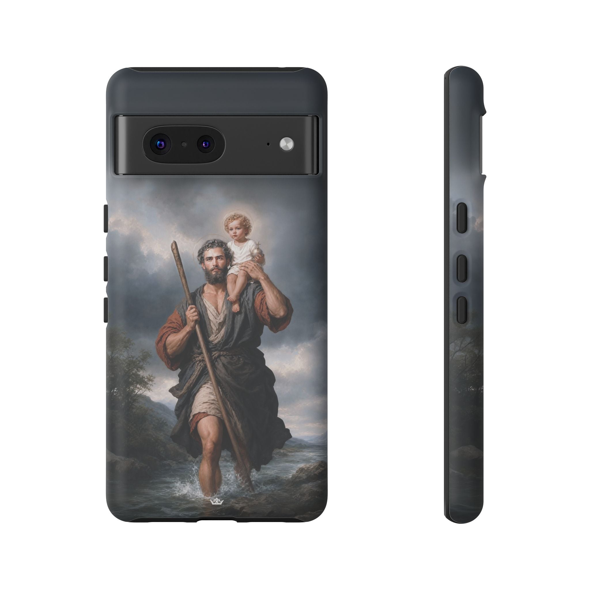 St. Christopher Hard Phone Case (River) Copyright VENXARA