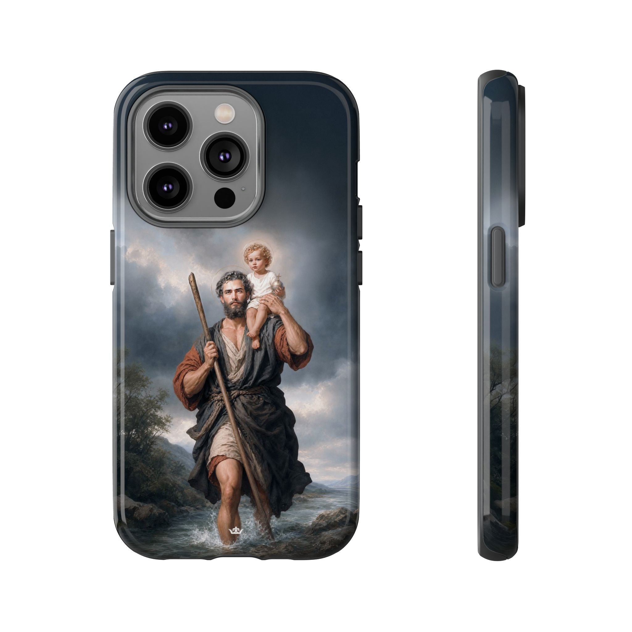 St. Christopher Hard Phone Case (River) Copyright VENXARA