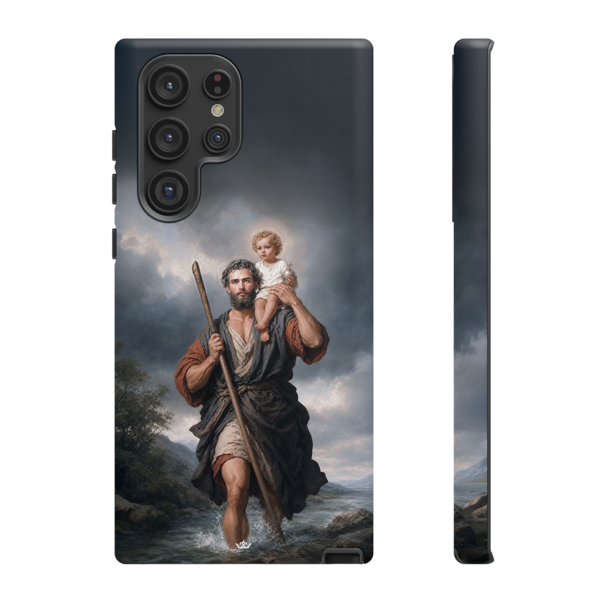 St. Christopher Hard Phone Case (River) Copyright VENXARA