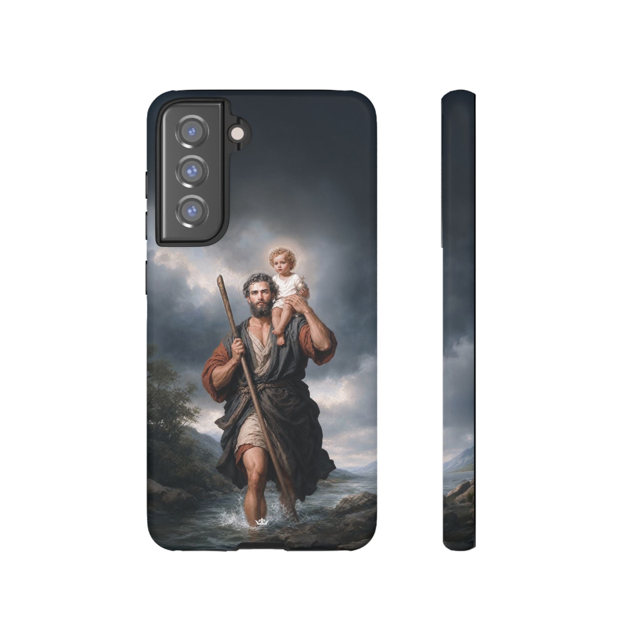 St. Christopher Hard Phone Case (River) Copyright VENXARA