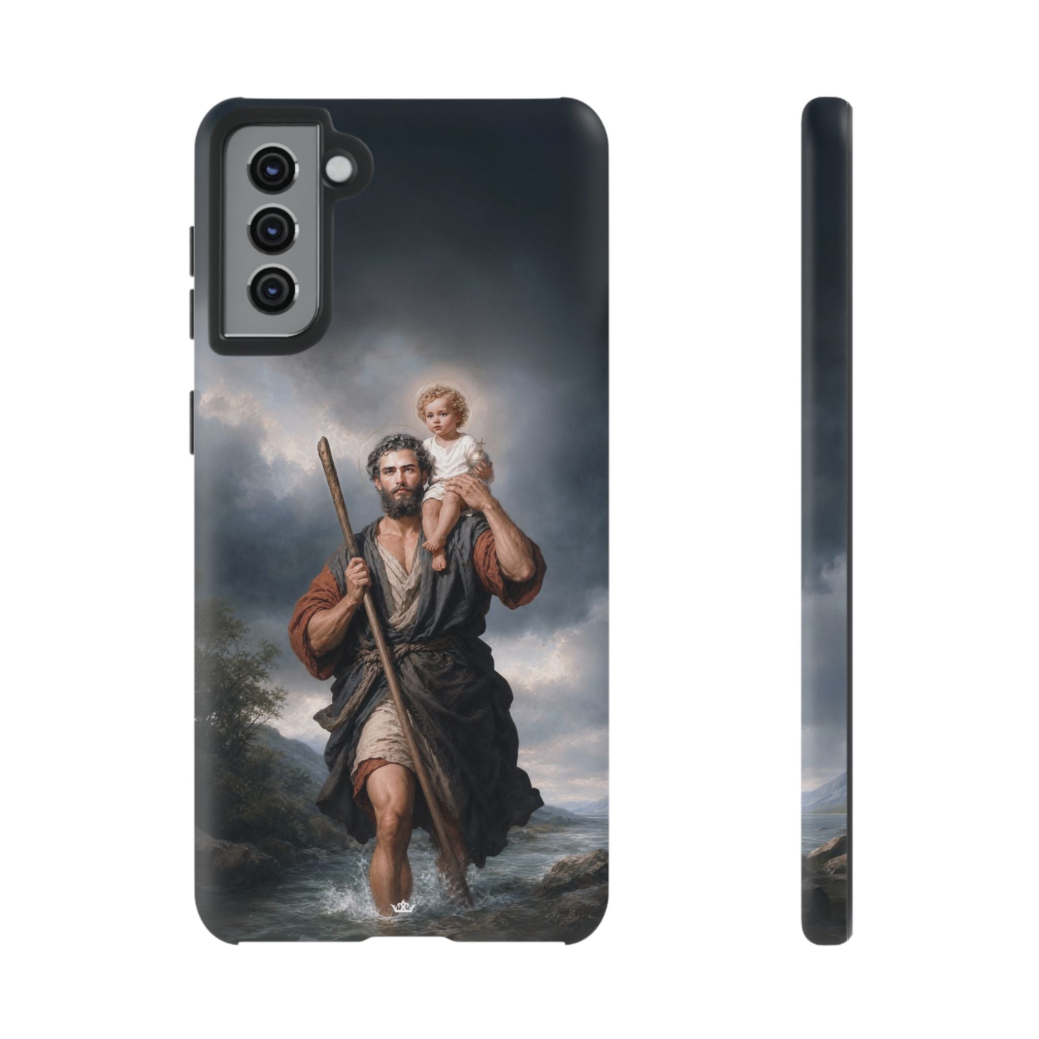 St. Christopher Hard Phone Case (River) Copyright VENXARA