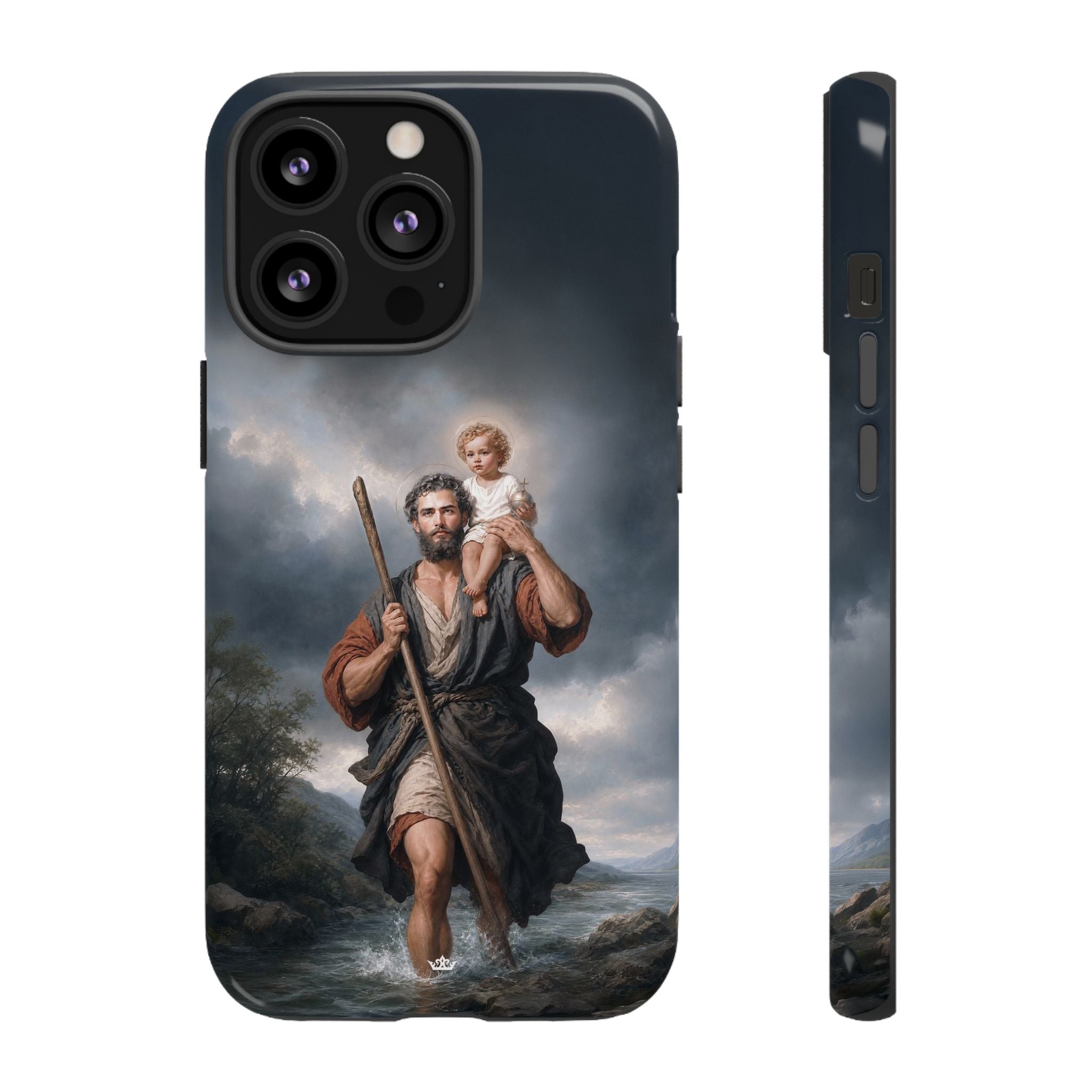 St. Christopher Hard Phone Case (River) Copyright VENXARA