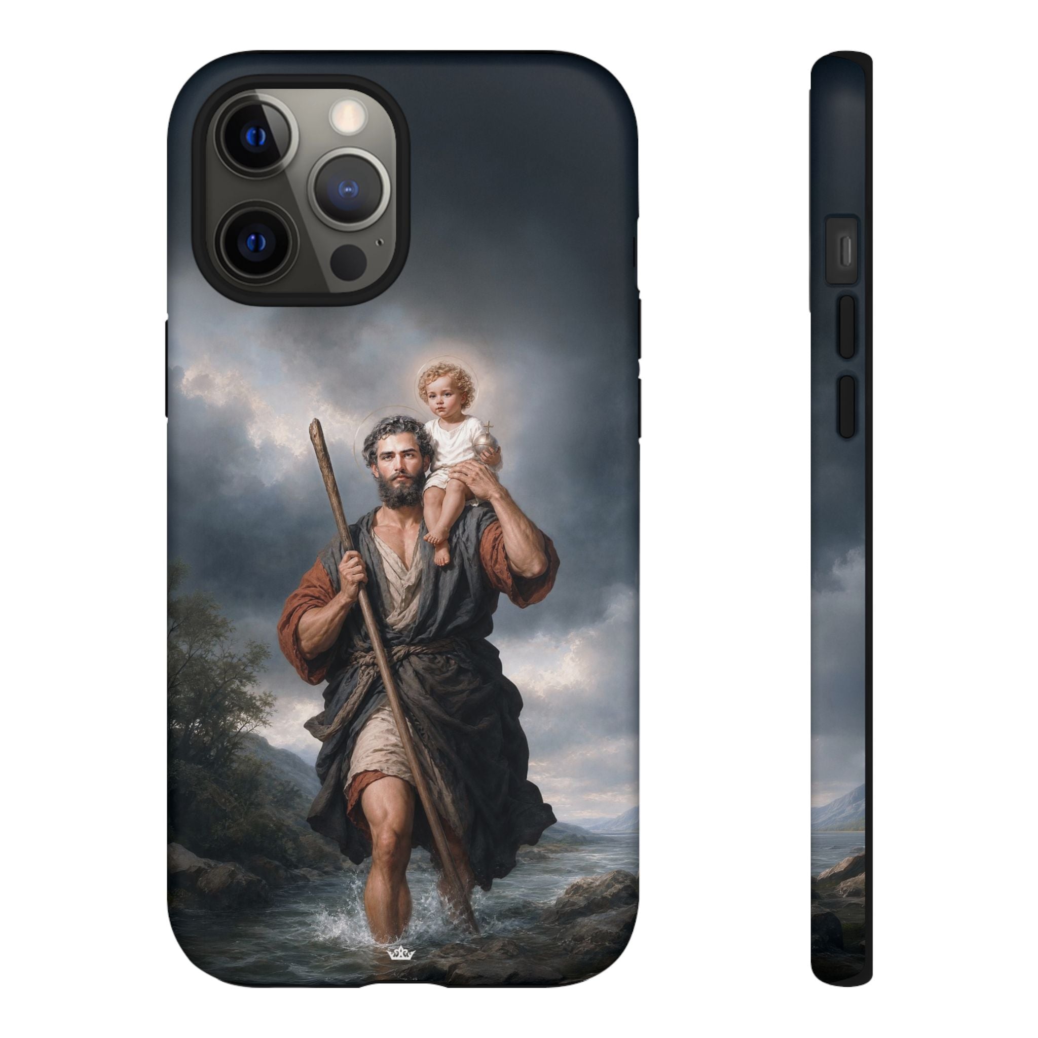 St. Christopher Hard Phone Case (River) Copyright VENXARA