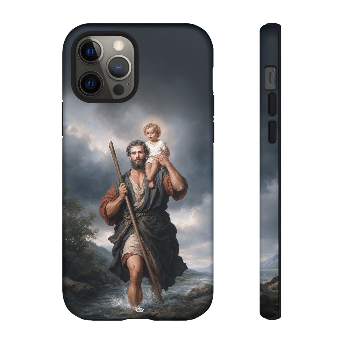 St. Christopher Hard Phone Case (River) Copyright VENXARA