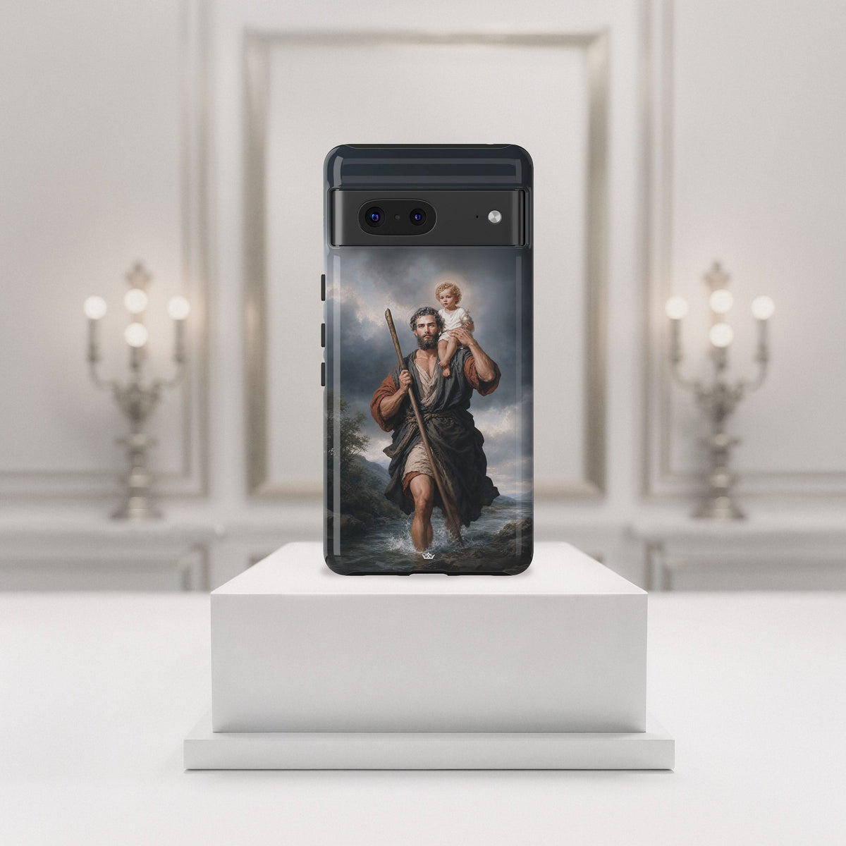 St. Christopher Hard Phone Case (River) Copyright VENXARA
