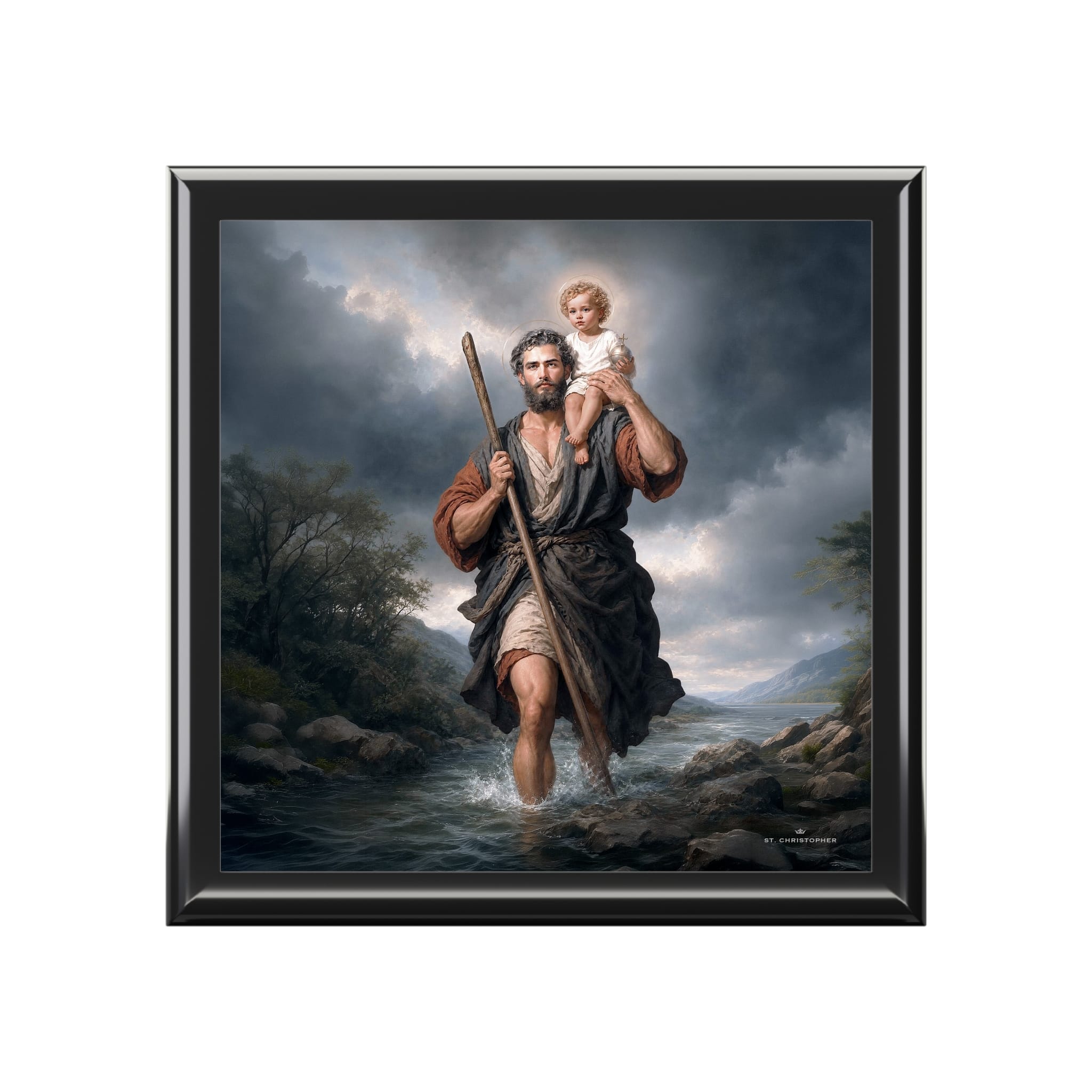 St. Christopher Keepsake Box (River) Copyright VENXARA