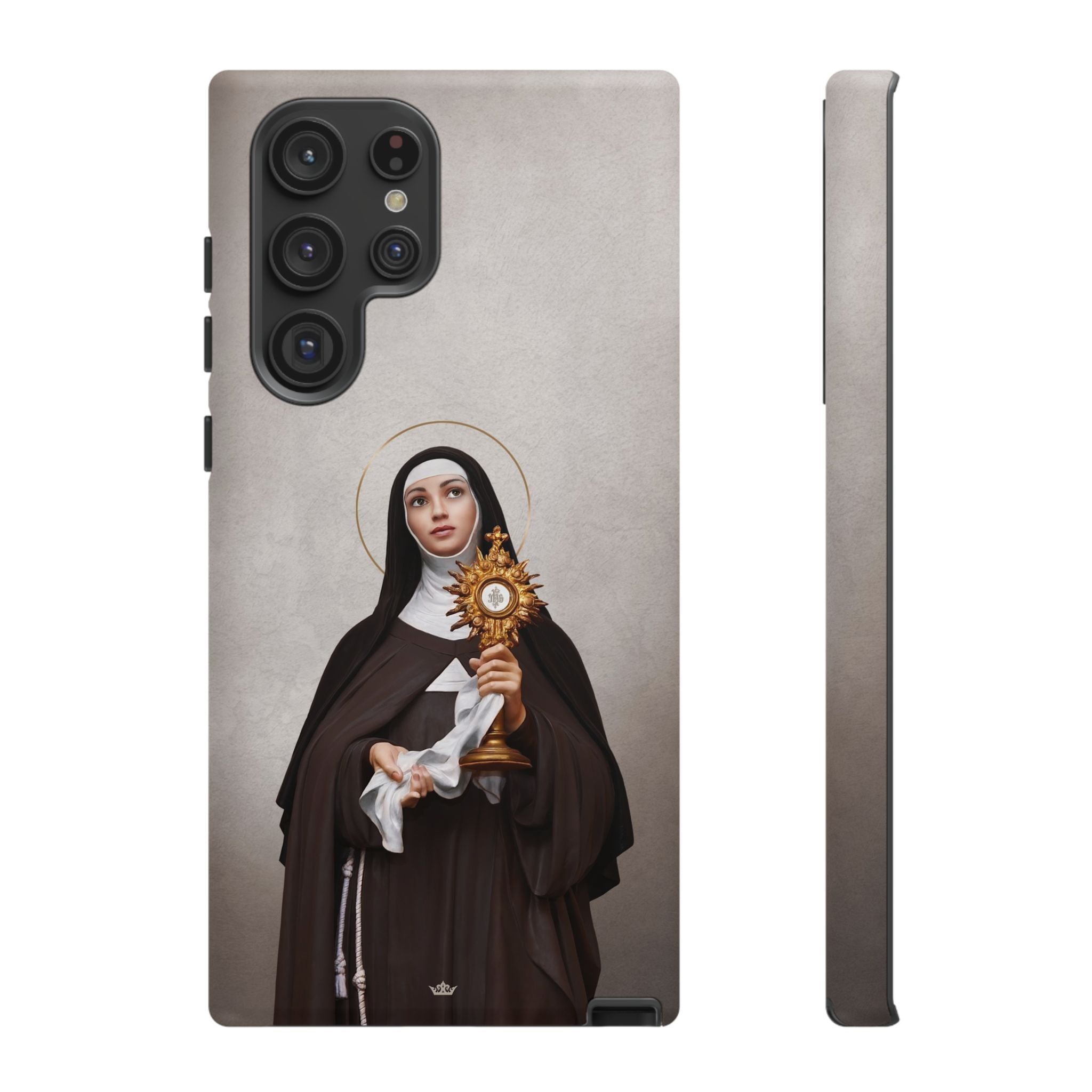 St. Clare of Assisi Hard Phone Case (Light) - VENXARA®