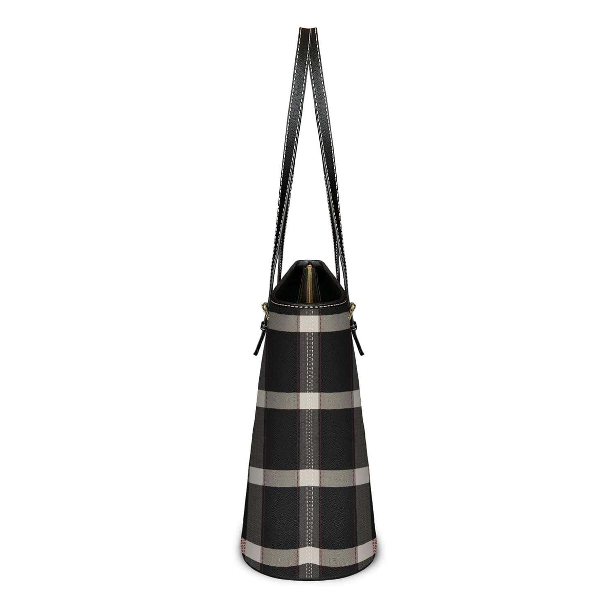 St. Clare of Assisi Tote Bag (Plaid) Copyright VENXARA