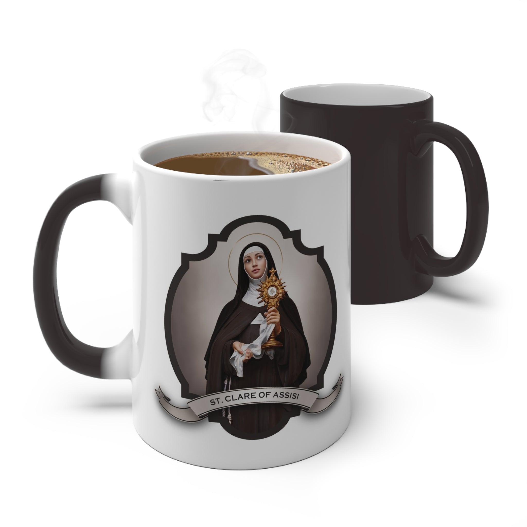 St. Clare of Assisi Transitional Mug - VENXARA®