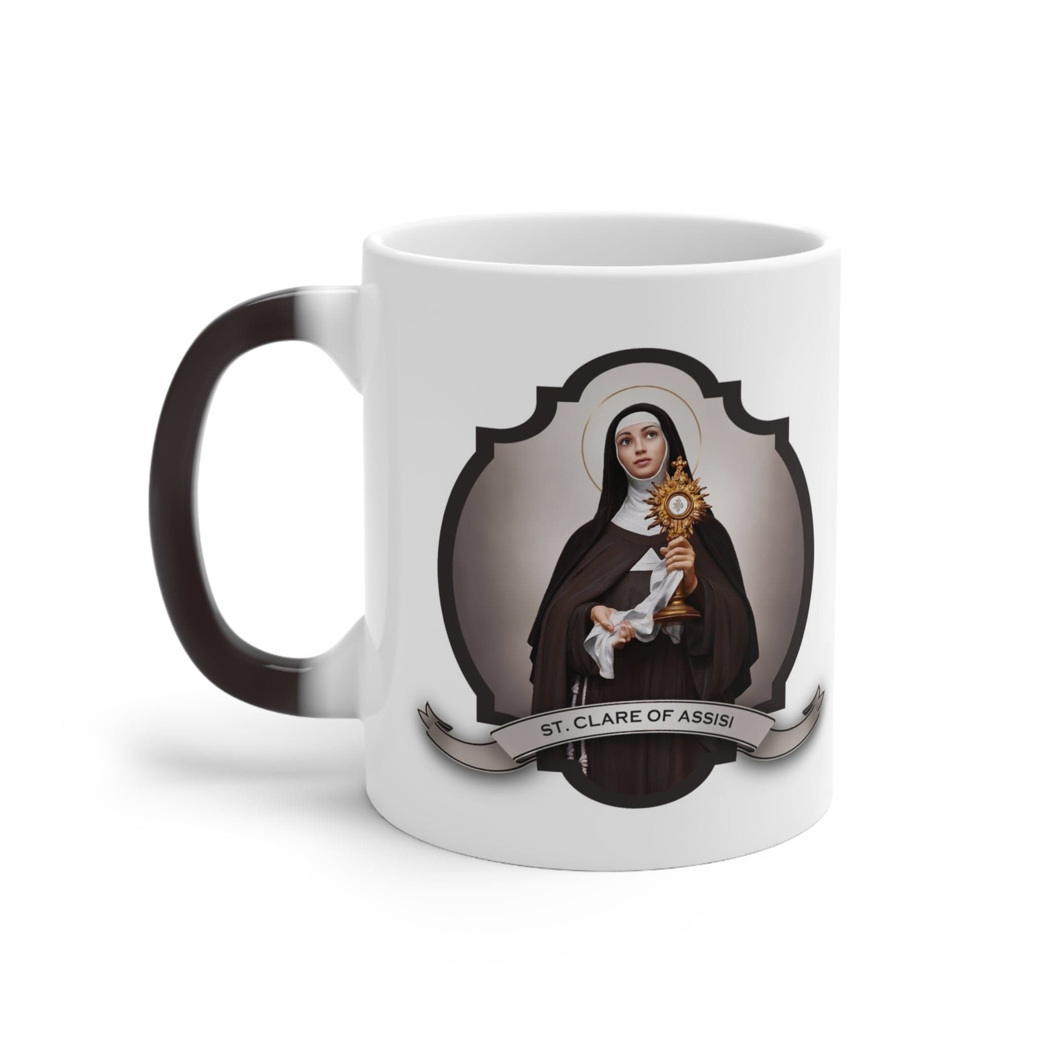 St. Clare of Assisi Transitional Mug Copyright VENXARA